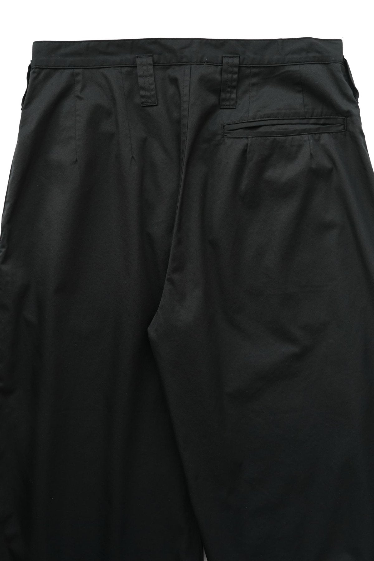 Porter Classic - GABARDINE BEBOP PANTS - BLACK