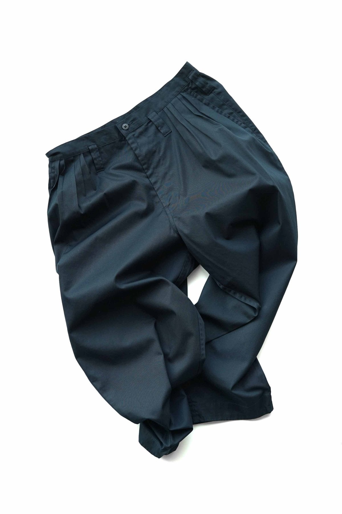 Porter Classic - GABARDINE BEBOP PANTS - DARK NAVY