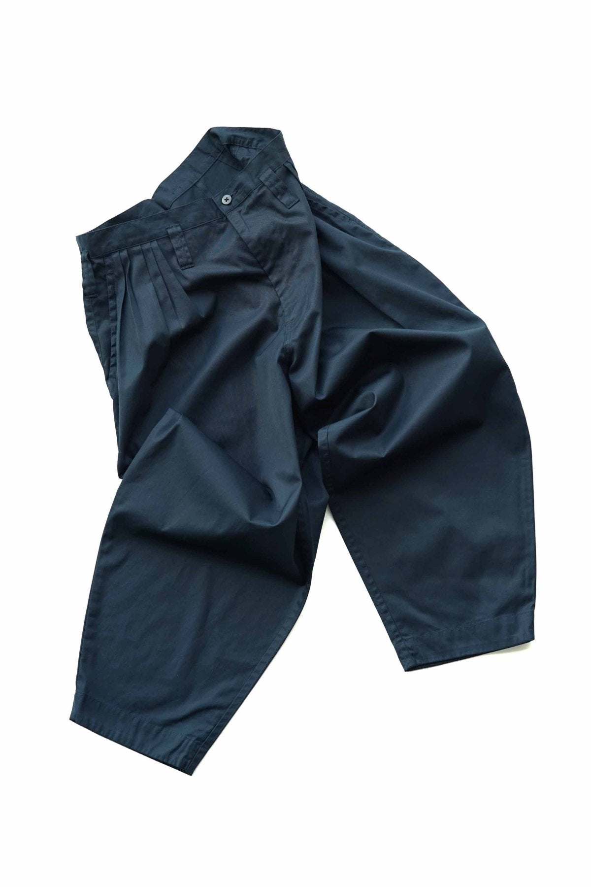 Porter Classic - GABARDINE BEBOP PANTS - DARK NAVY