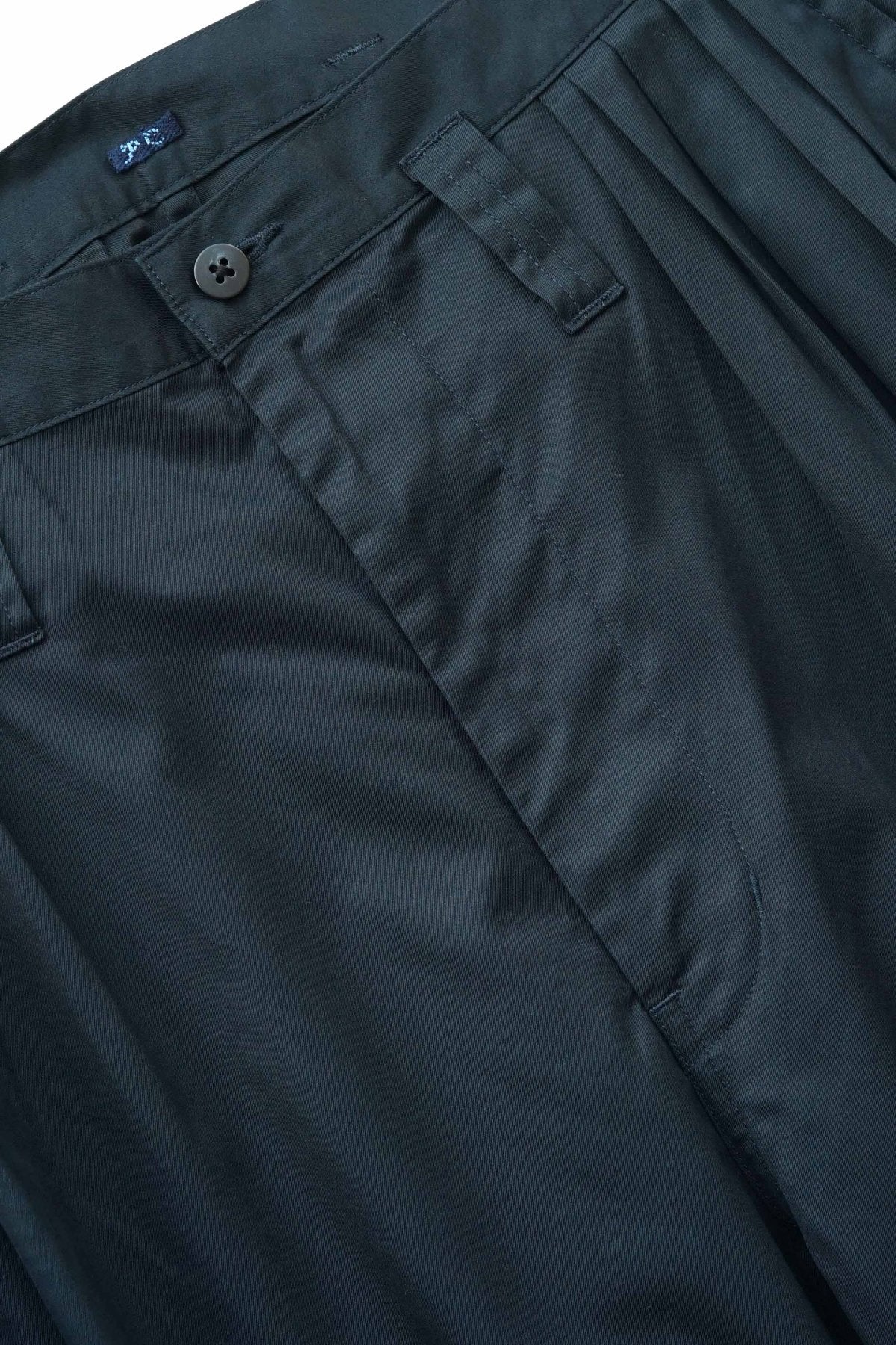 Porter Classic - GABARDINE BEBOP PANTS - DARK NAVY