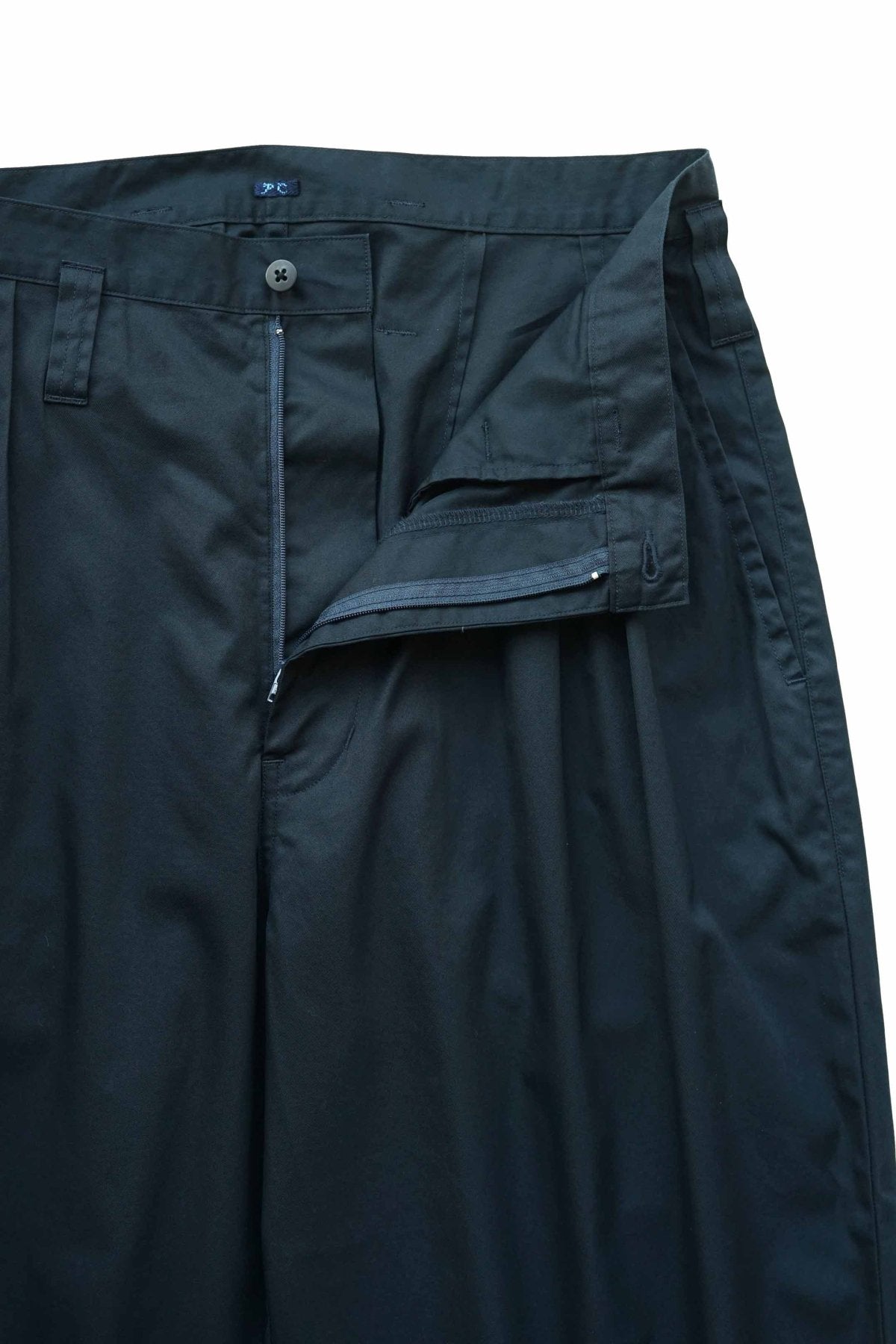 Porter Classic - GABARDINE BEBOP PANTS - DARK NAVY