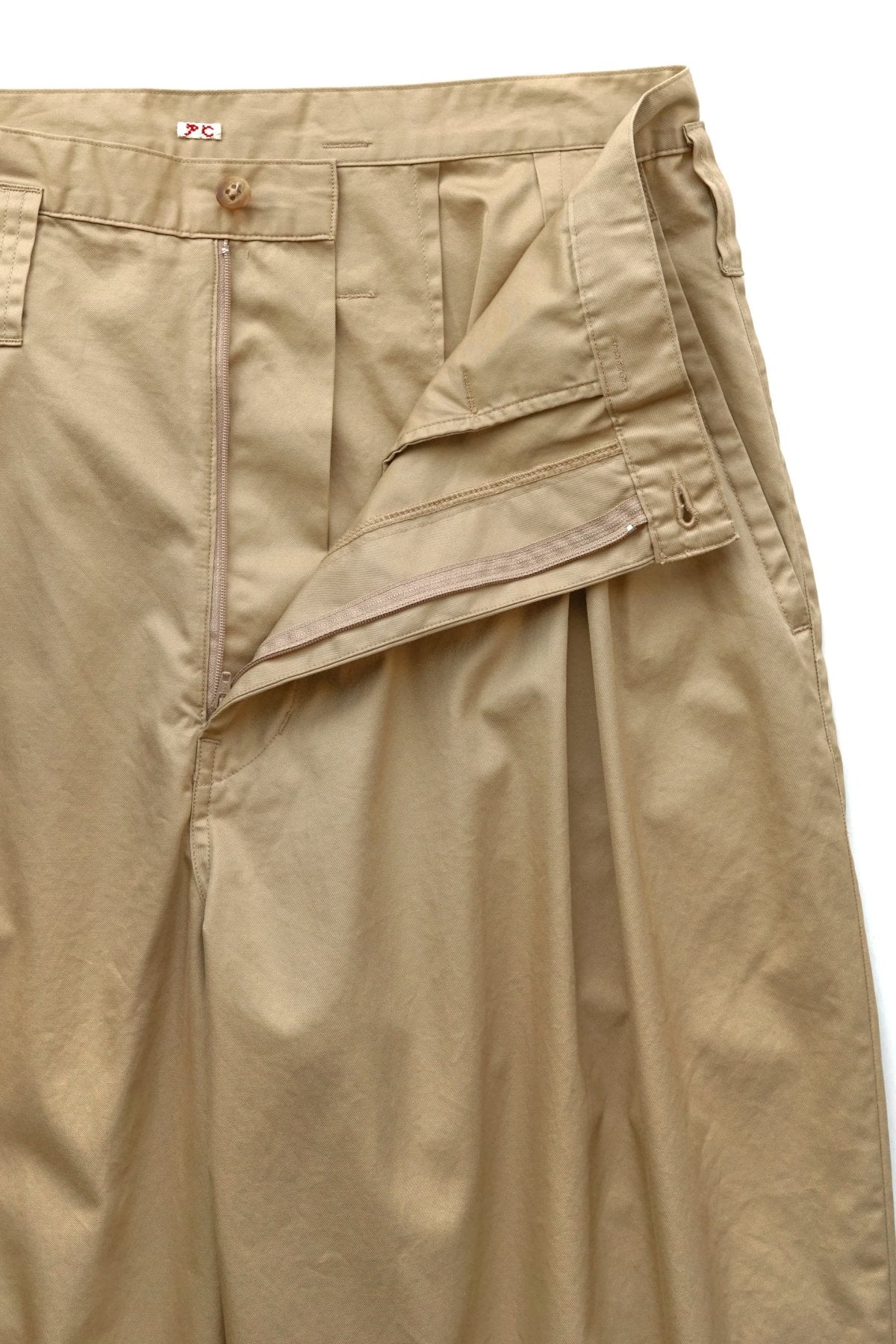 Porter Classic - GABARDINE BEBOP PANTS - KHAKI