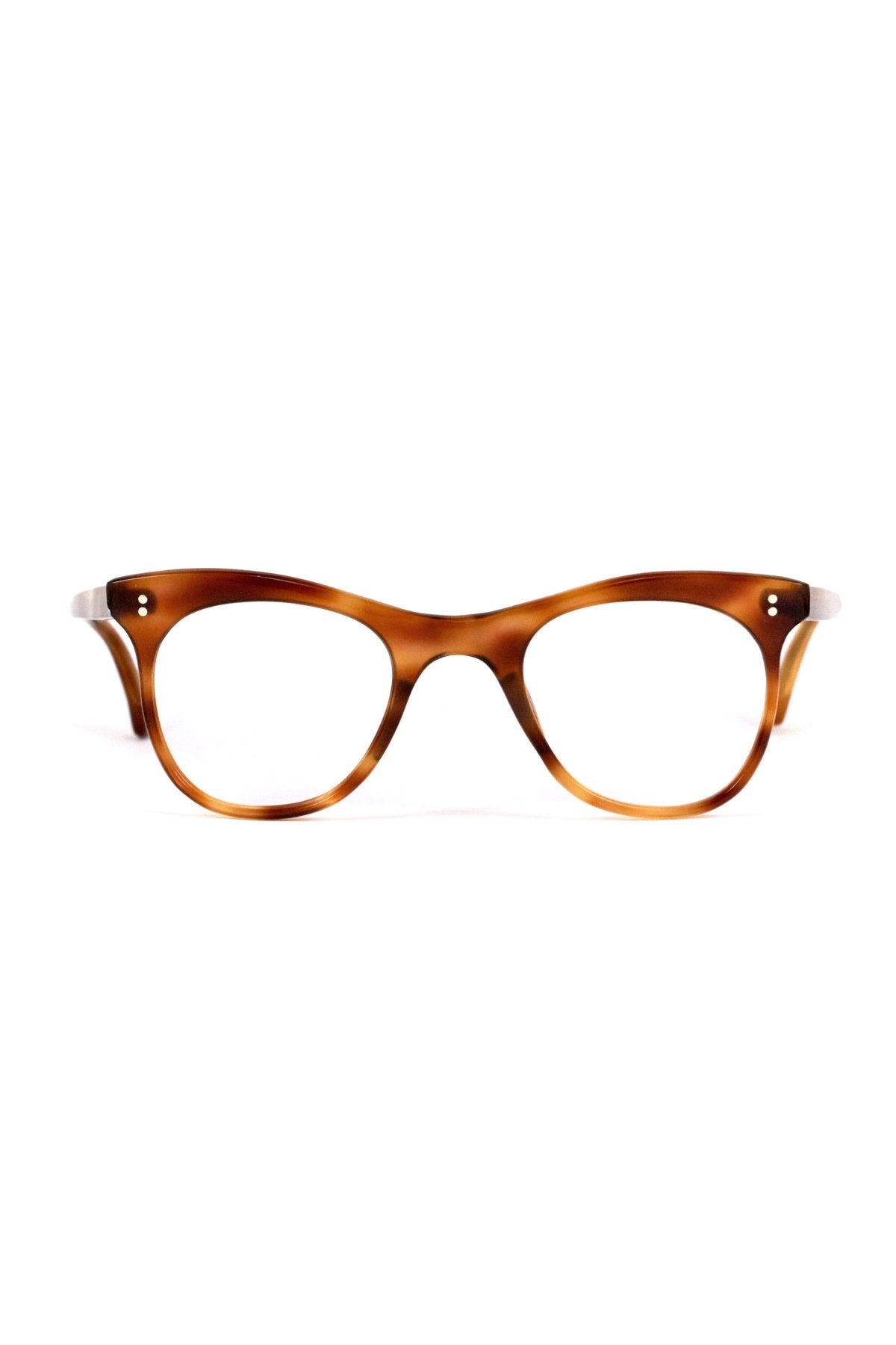 1960s FRANCE VINTAGE EYEGLASS HONEY AMBER - OPT-853