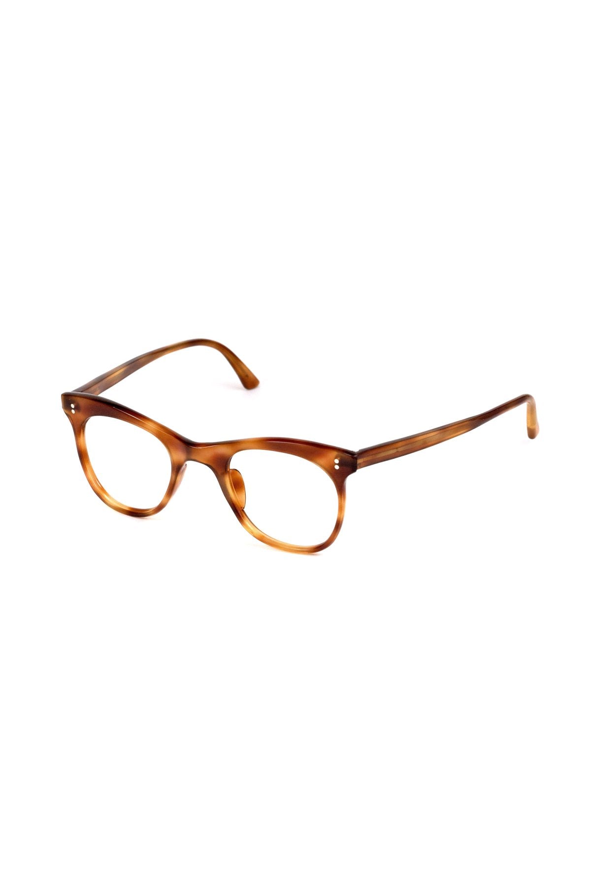 1960s FRANCE VINTAGE EYEGLASS HONEY AMBER - OPT-853