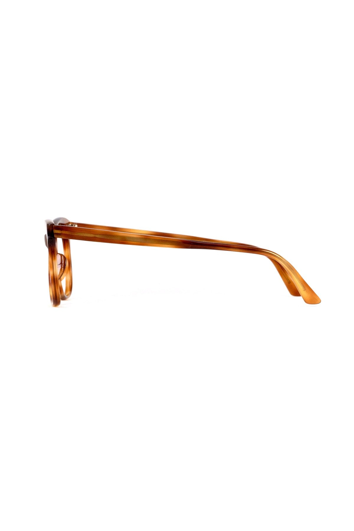 1960s FRANCE VINTAGE EYEGLASS HONEY AMBER - OPT-853