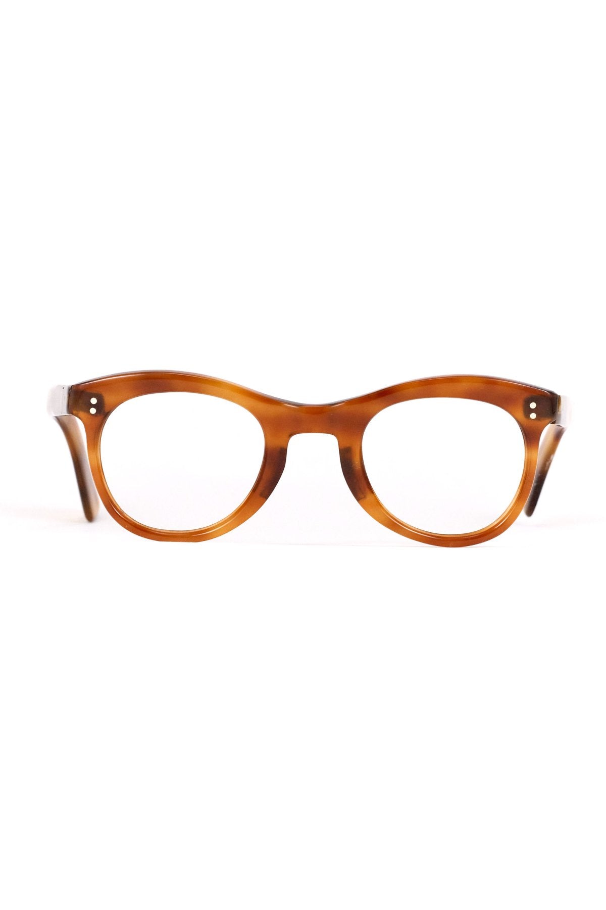 1950s FRANCE VINTAGE EYEGLASS HONEY AMBER - OPT-854