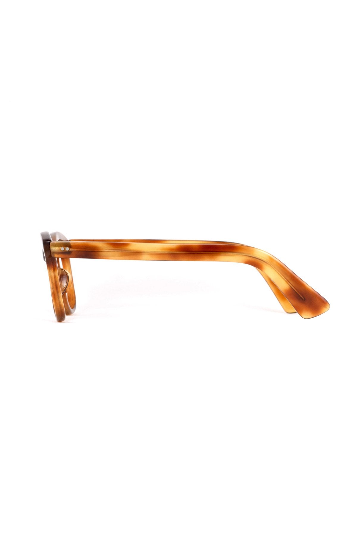 1950s FRANCE VINTAGE EYEGLASS HONEY AMBER - OPT-854