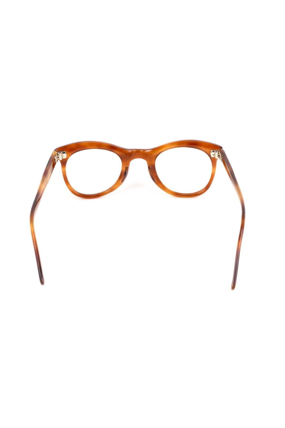 1950s FRANCE VINTAGE EYEGLASS HONEY AMBER - OPT-854