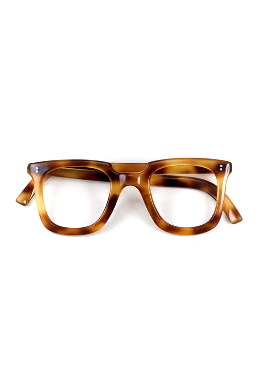 1950s FRANCE VINTAGE EYEGLASS HONEY AMBER - OPT-855