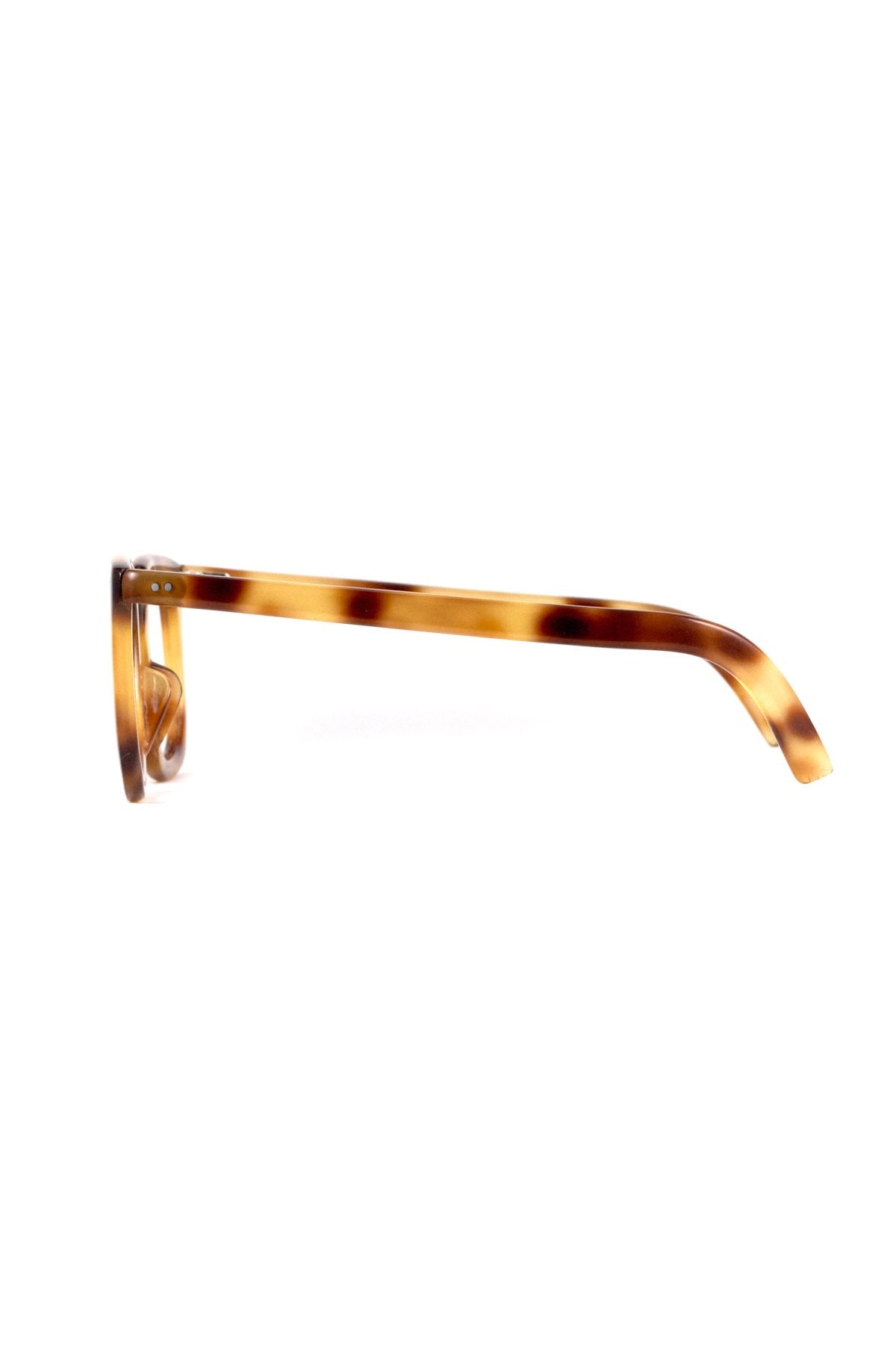 1950s FRANCE VINTAGE EYEGLASS HONEY AMBER - OPT-855