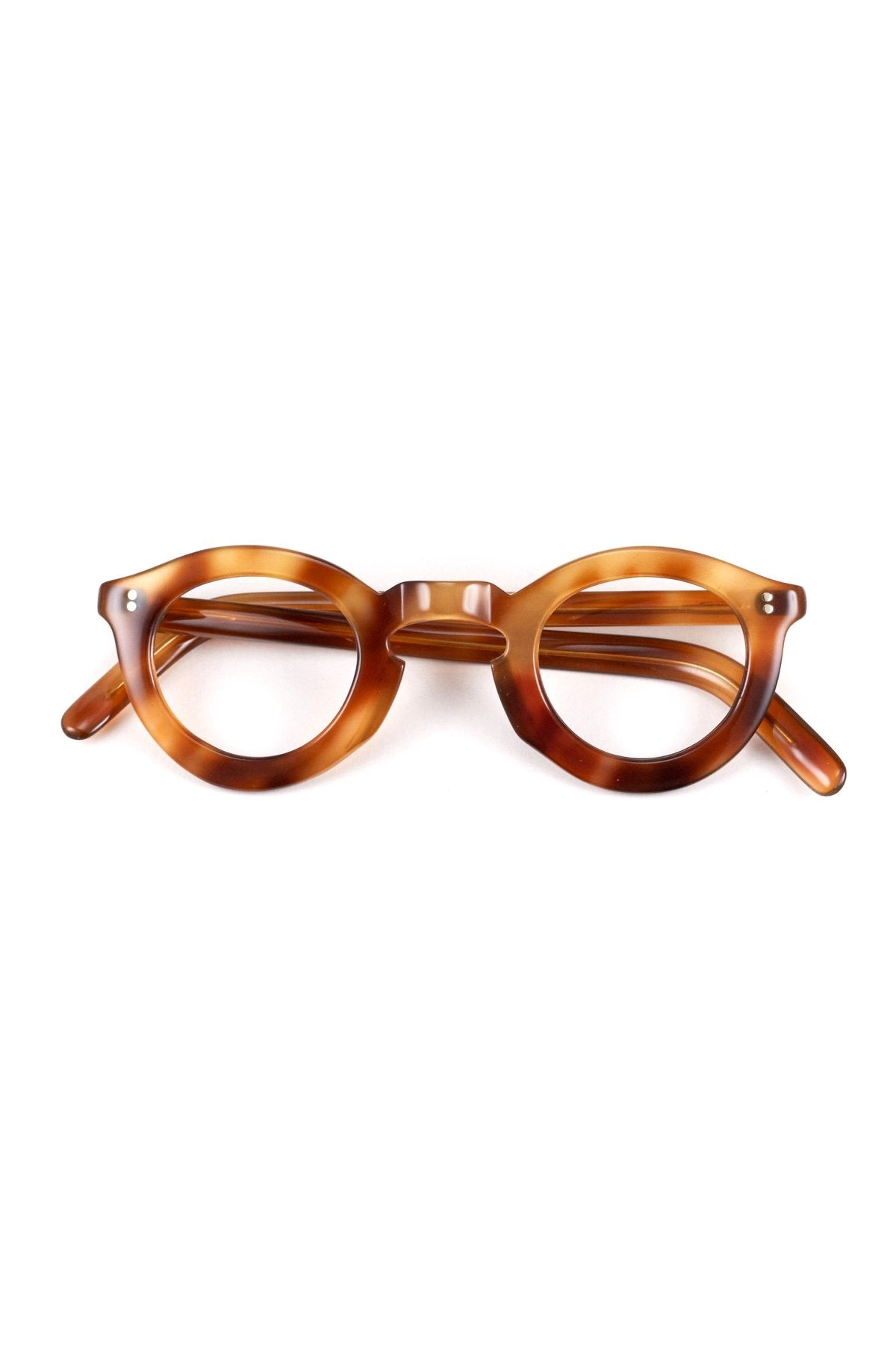 1950s ★★★ - SPECIAL FRANCE VINTAGE EYEGLASS HONEY AMBER - OPT-856