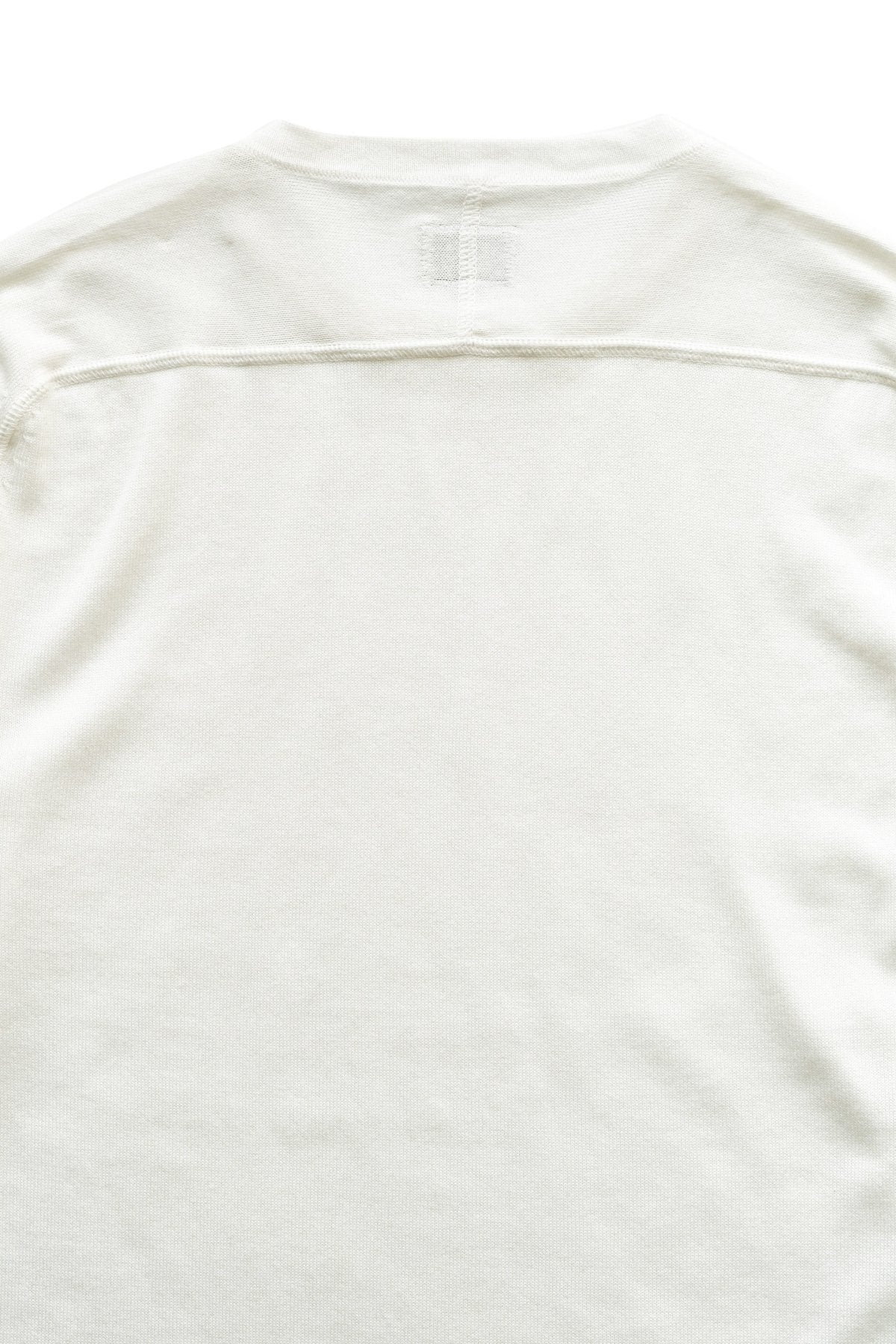 C.P. COMPANY - SEA ISLAND CREW NECK KNIT - GAUZE WHITE