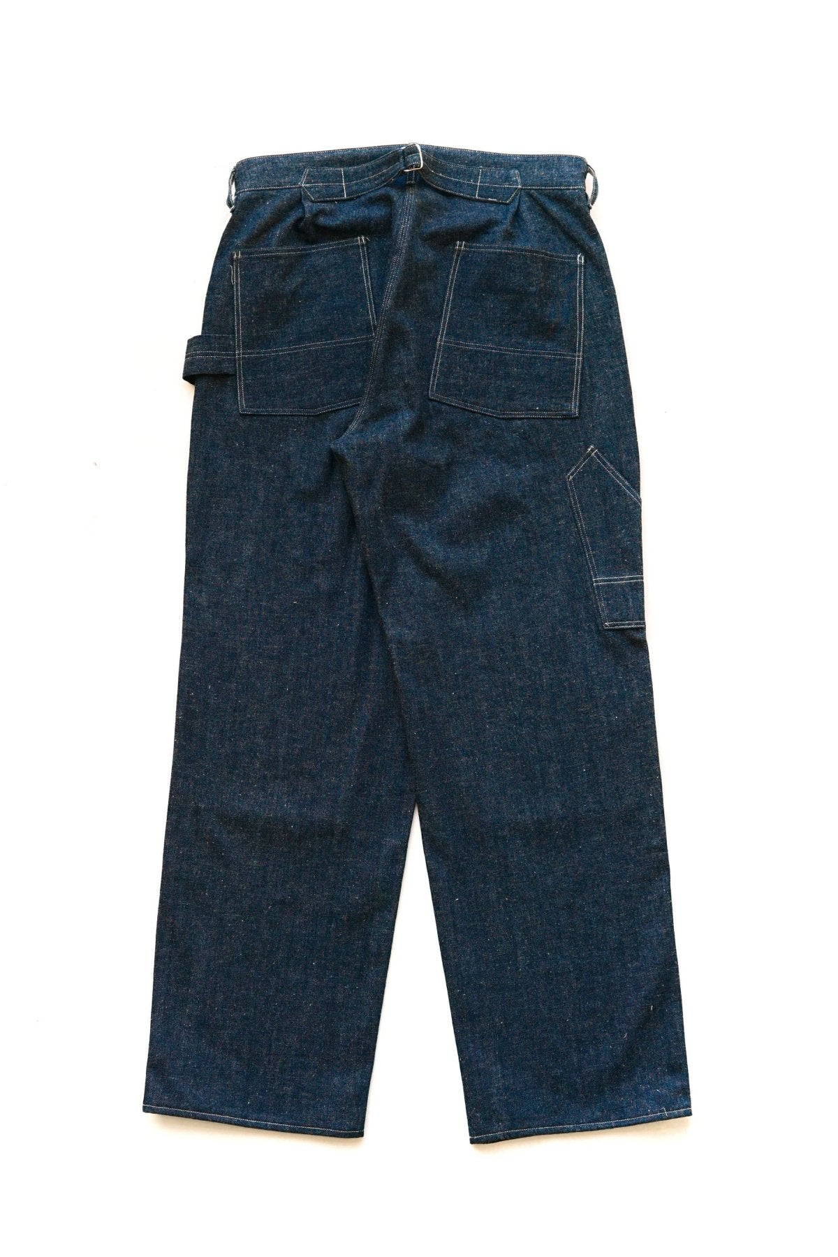 OLD JOE - DOUBLE CLOTH FRONT TROUSER - INDIGO