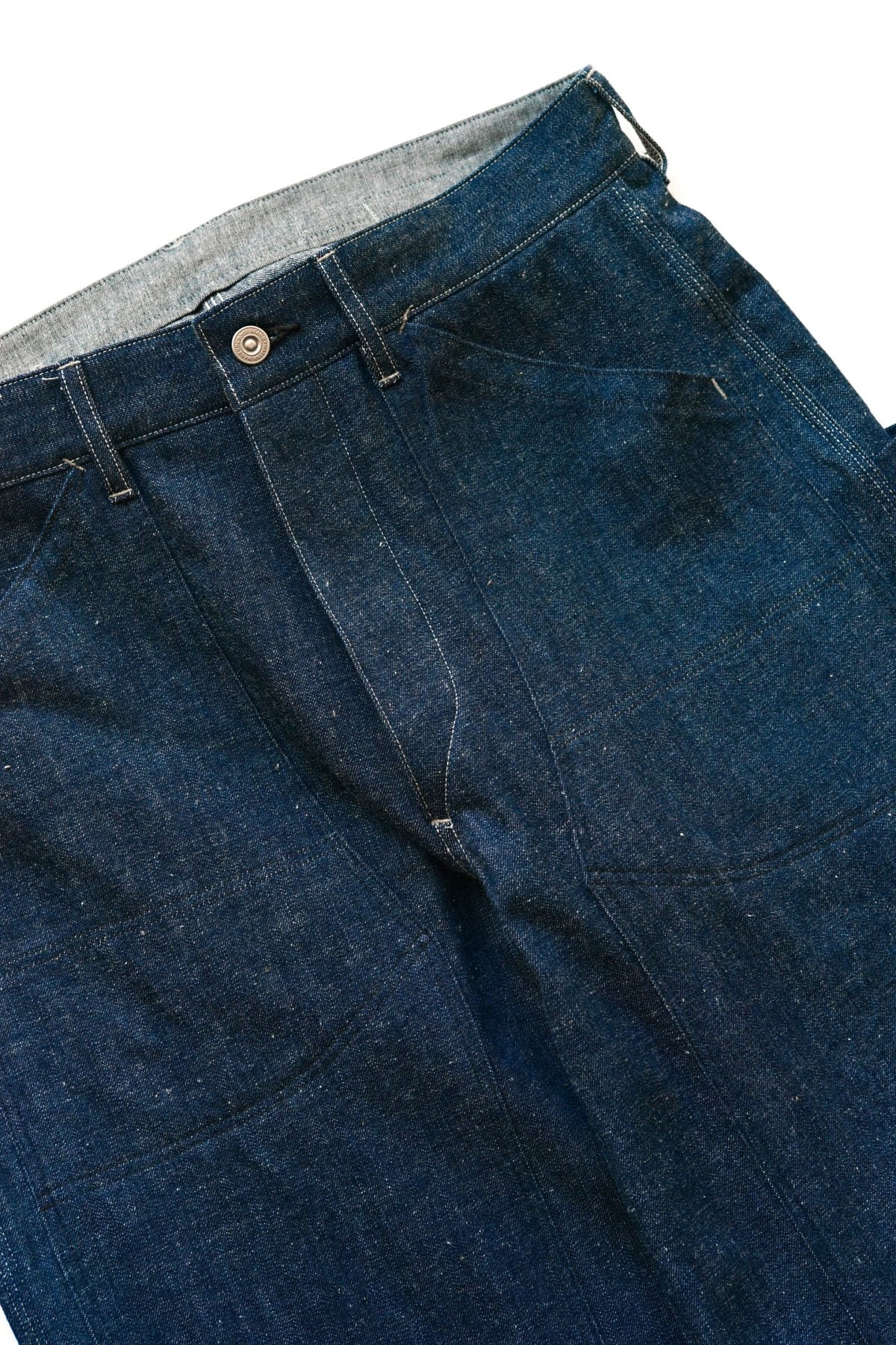 OLD JOE - DOUBLE CLOTH FRONT TROUSER - INDIGO