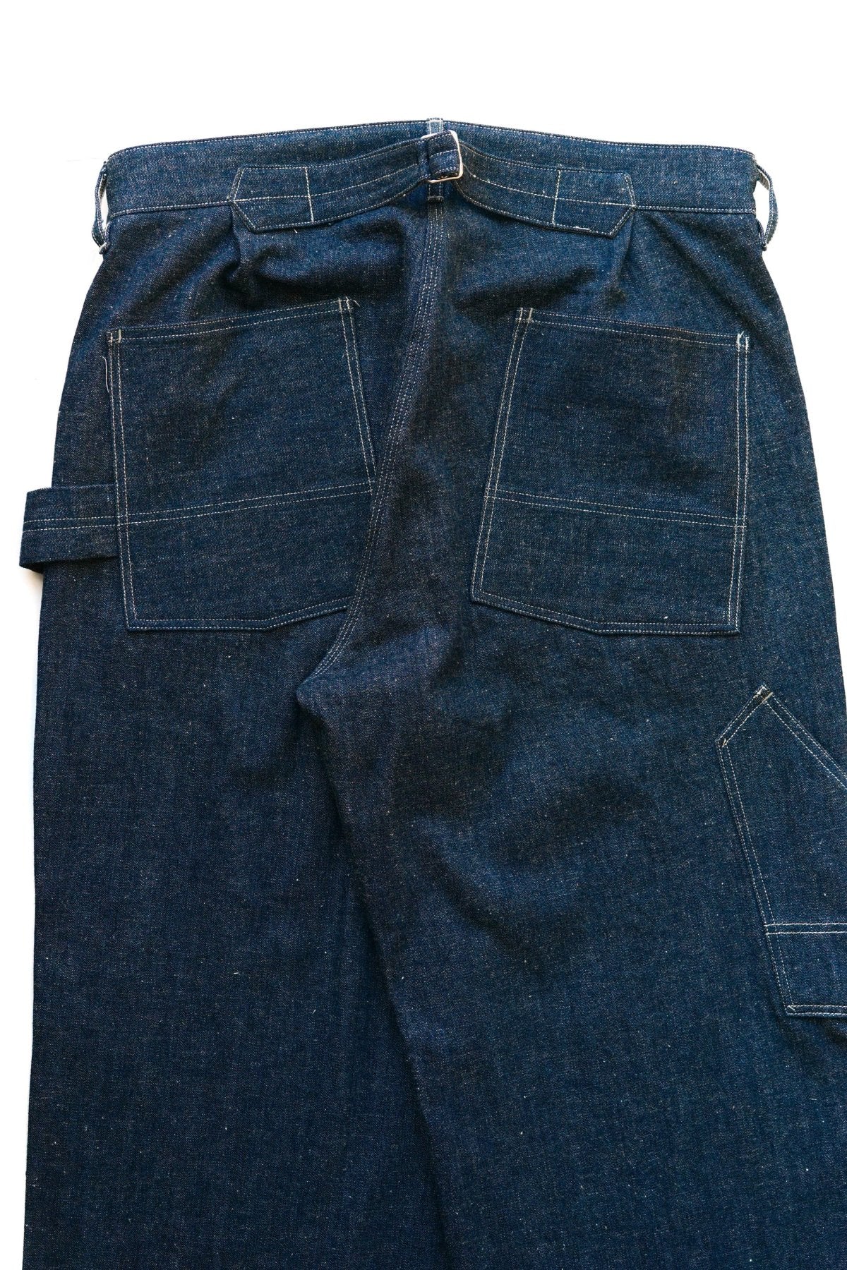 OLD JOE - DOUBLE CLOTH FRONT TROUSER - INDIGO