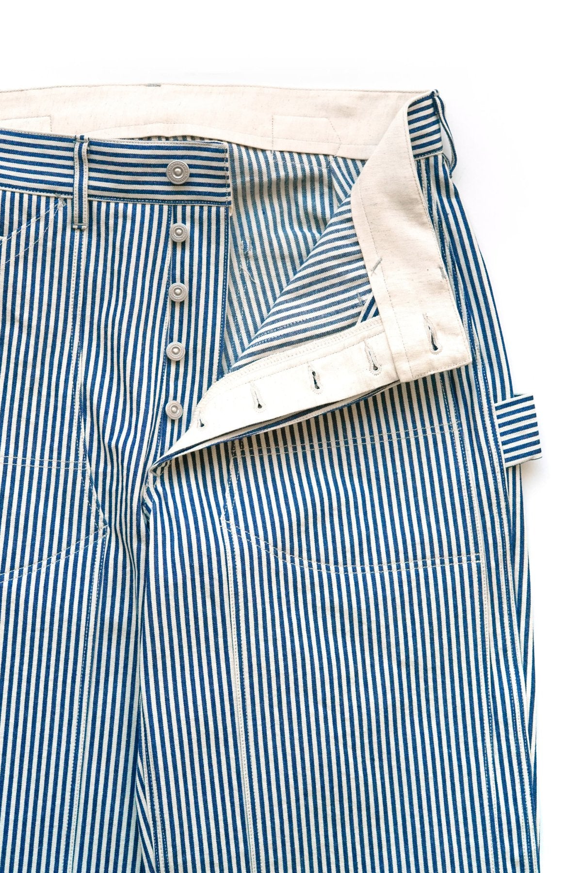 OLD JOE - DOUBLE CLOTH FRONT TROUSER - STRIPE