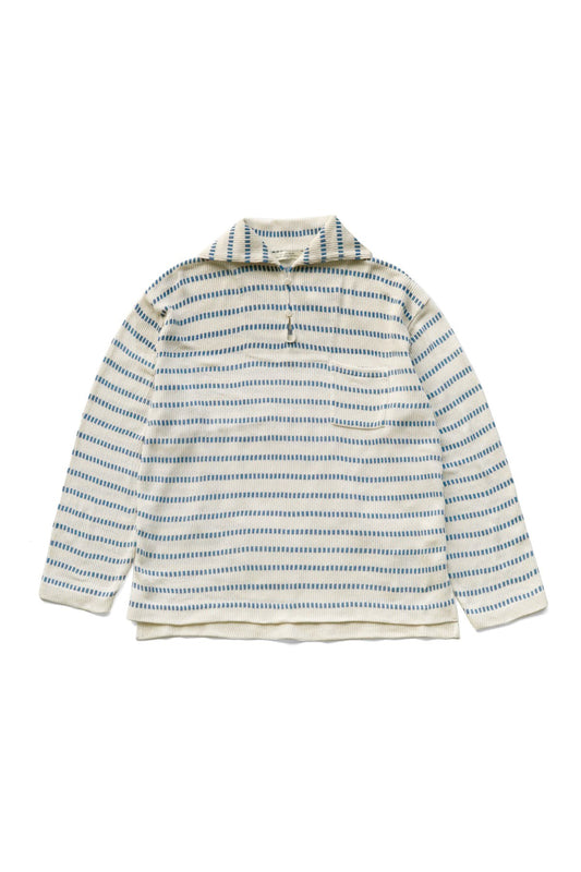 OLD JOE - EARLY BASQUE STRIPE SKIPPER - NATURAL x INDIGO