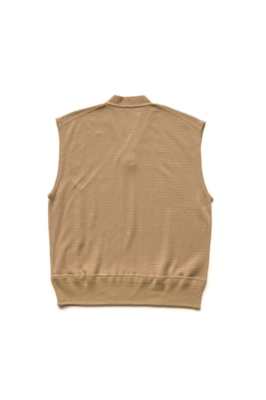 OLD JOE - WAVY RIB SPORTS VEST - DUNE