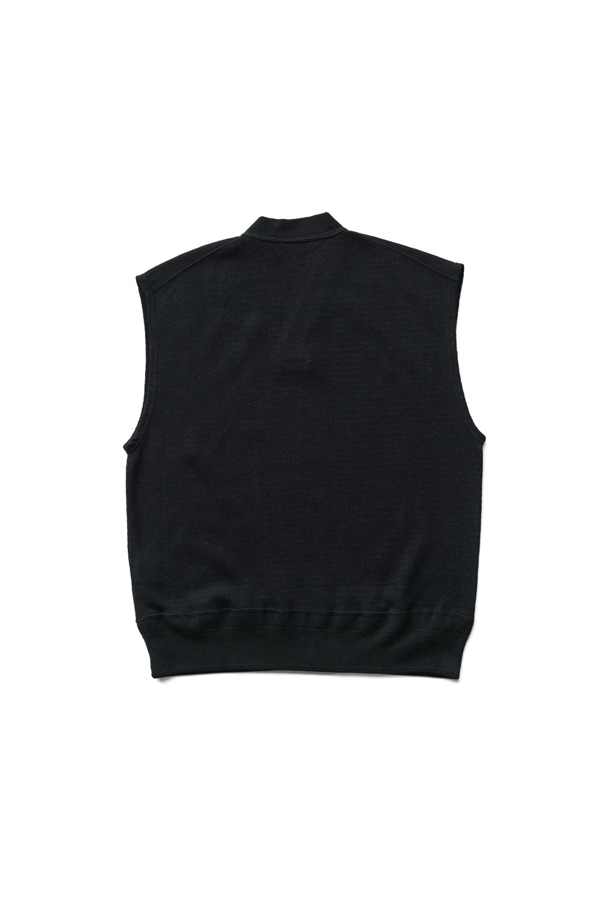 OLD JOE - WAVY RIB SPORTS VEST - BLACK