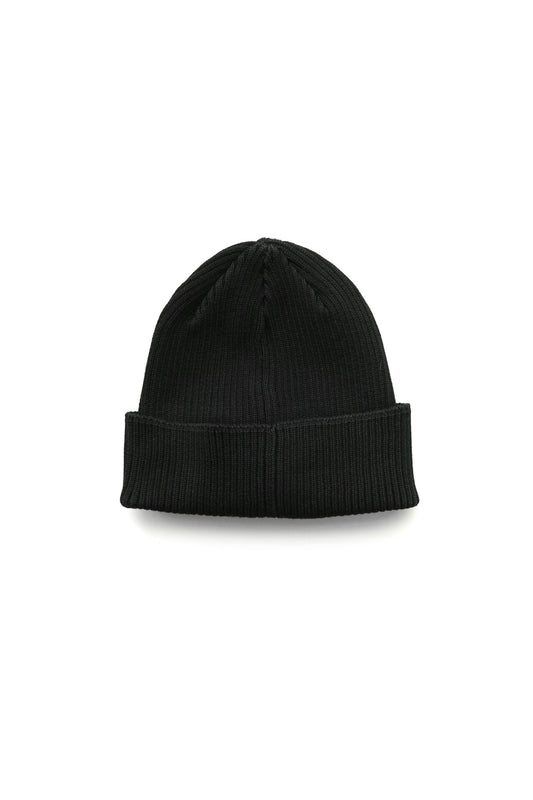 C.P. COMPANY - COTTON GOGGLE BEANIE - BLACK