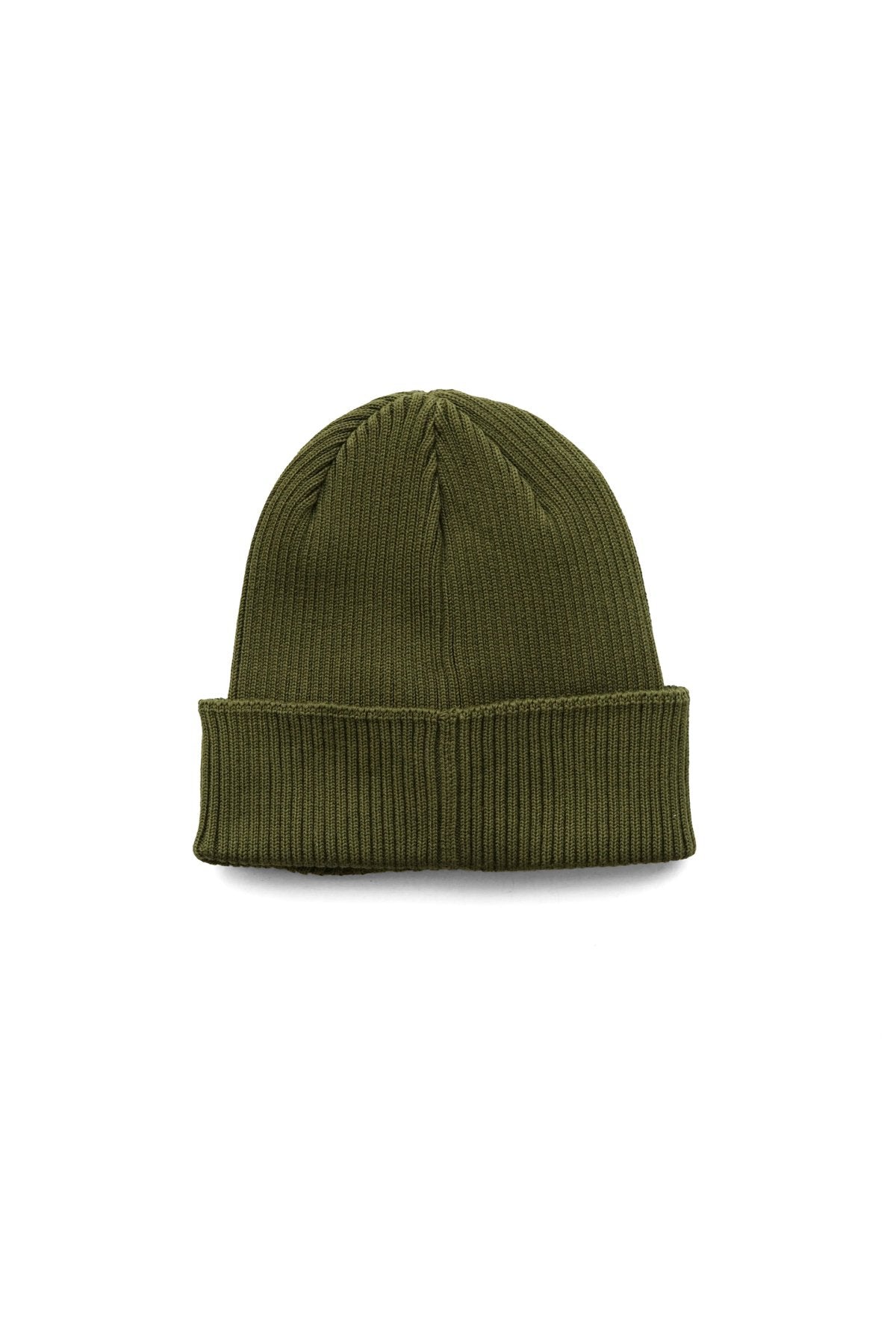 C.P. COMPANY - COTTON GOGGLE BEANIE - OLIVE BRANCH