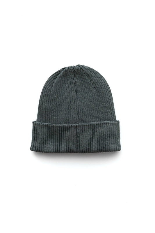 C.P. COMPANY - COTTON GOGGLE BEANIE - DARK SHADOW