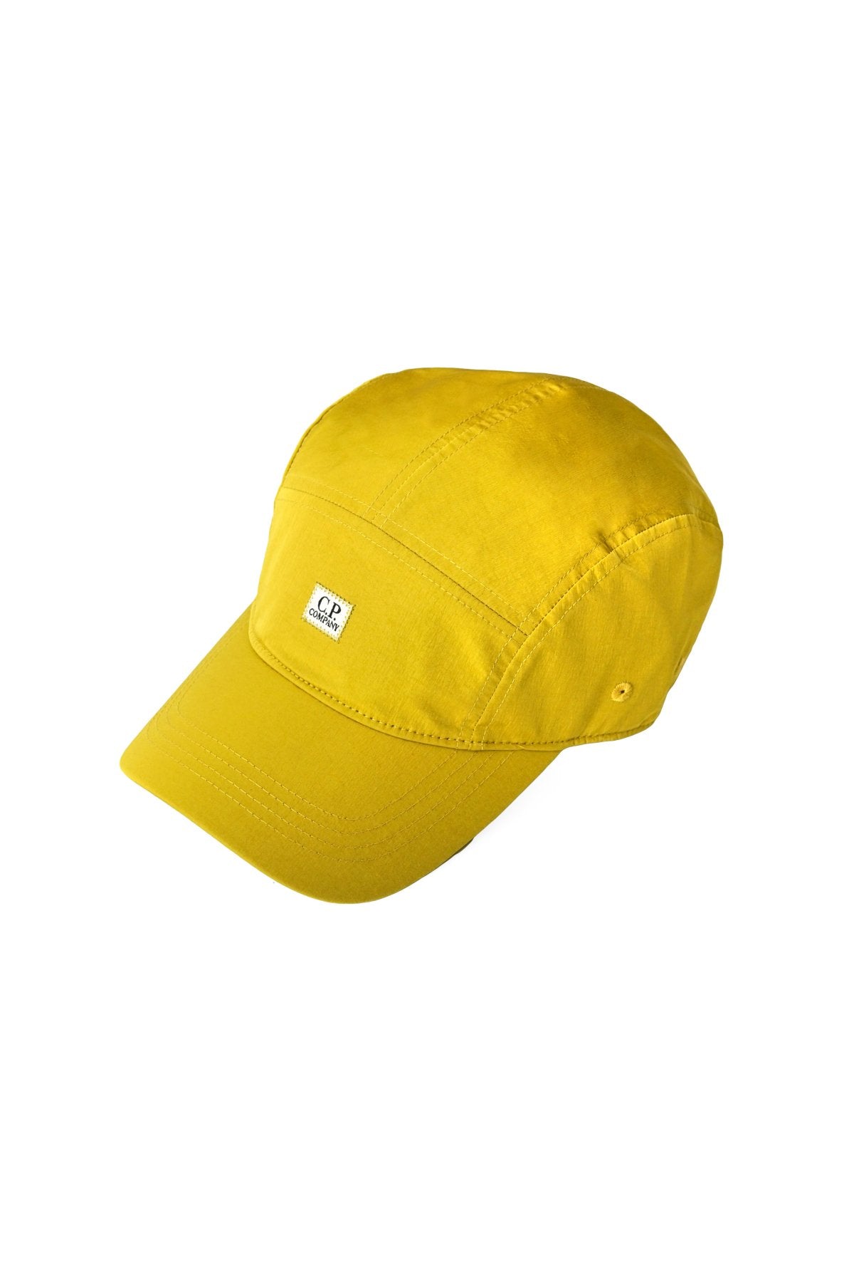 C.P. COMPANY - CHROME LOGO CAP - NUGGET GOLD