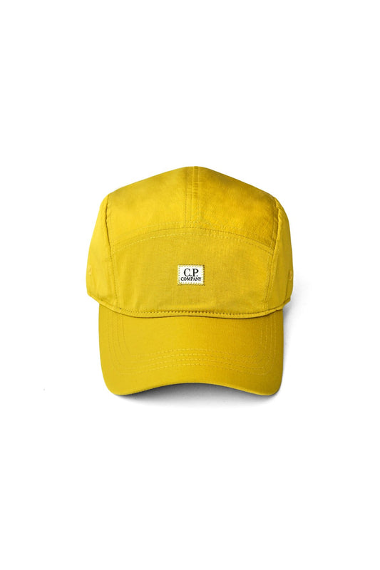 C.P. COMPANY - CHROME LOGO CAP - NUGGET GOLD