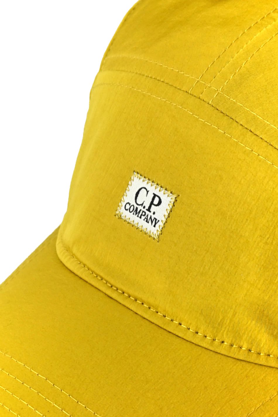 C.P. COMPANY - CHROME LOGO CAP - NUGGET GOLD