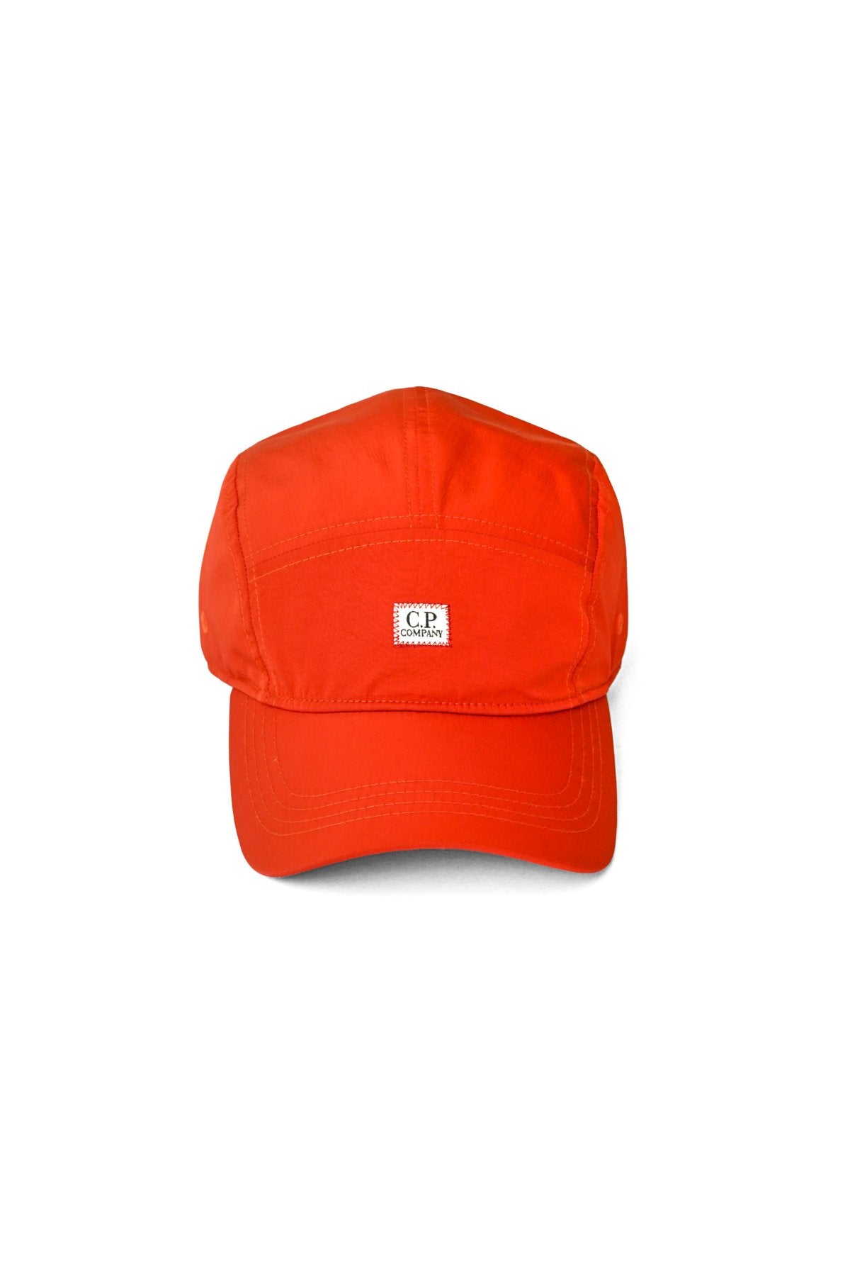 C.P. COMPANY - CHROME LOGO CAP - FIERY RED