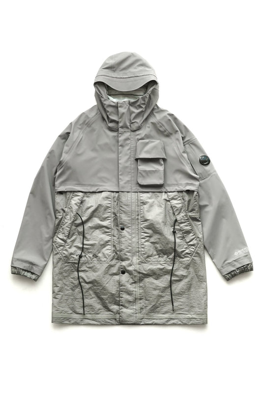 C.P. COMPANY - GORE-TEX 3L INFINIUM MIXED JACKET - GRIFFIN GREY