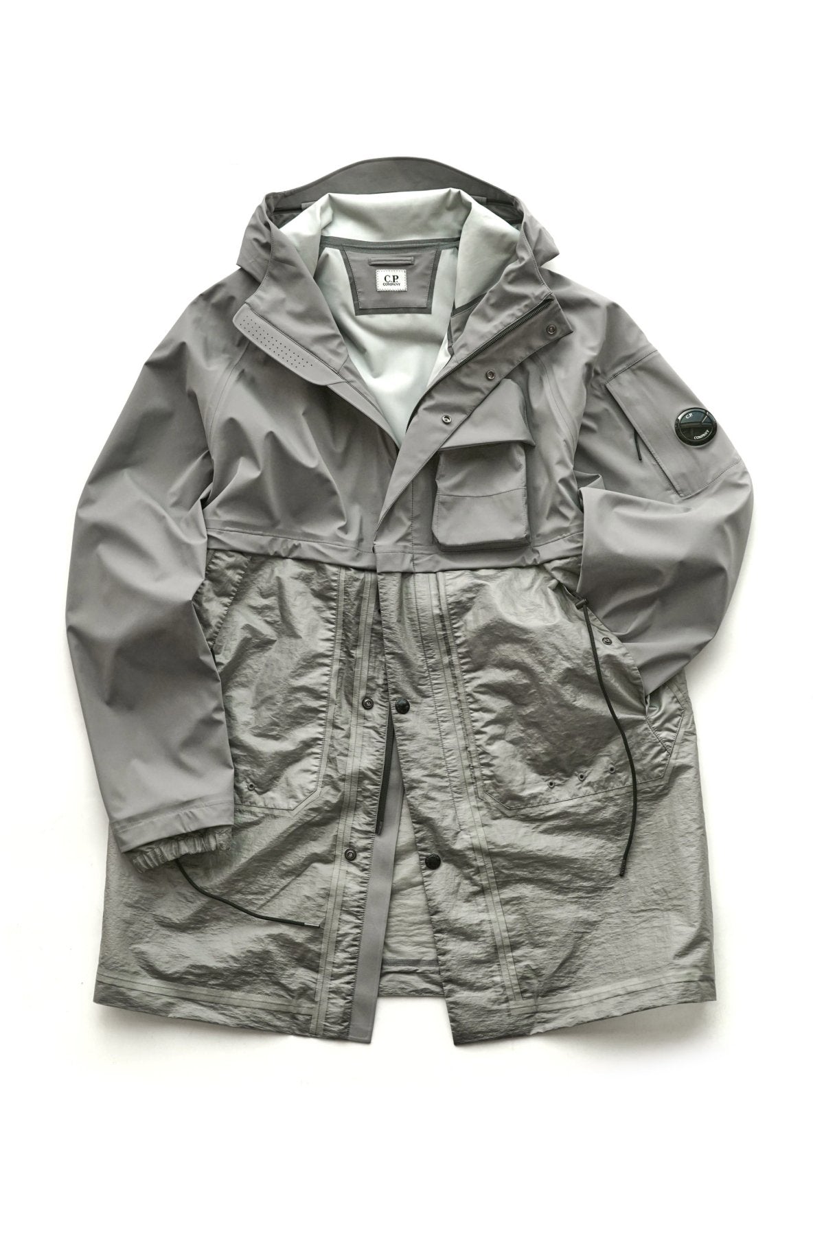 C.P. COMPANY - GORE-TEX 3L INFINIUM MIXED JACKET - GRIFFIN GREY