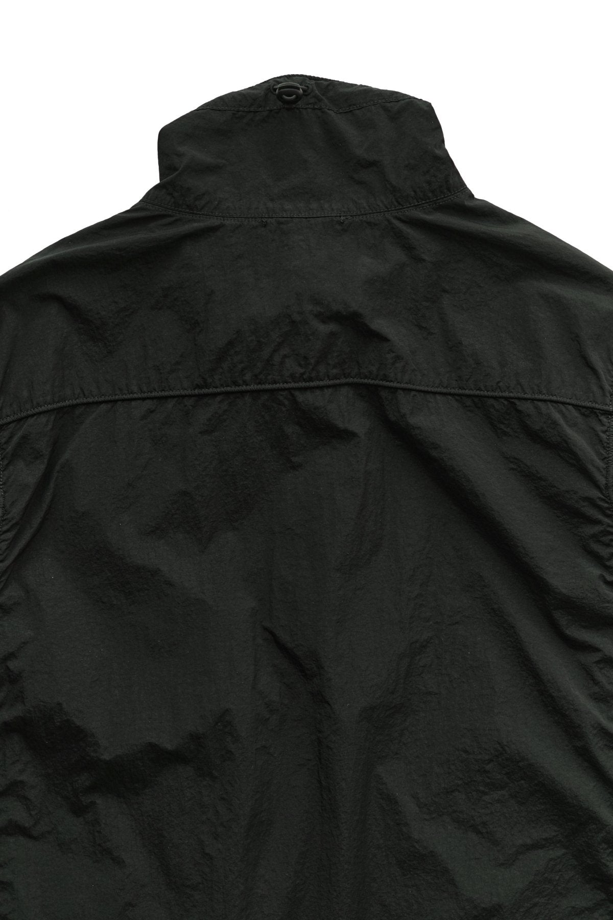 C.P. COMPANY - CR-L HALF ZIP OVERSHIRT - BLACK