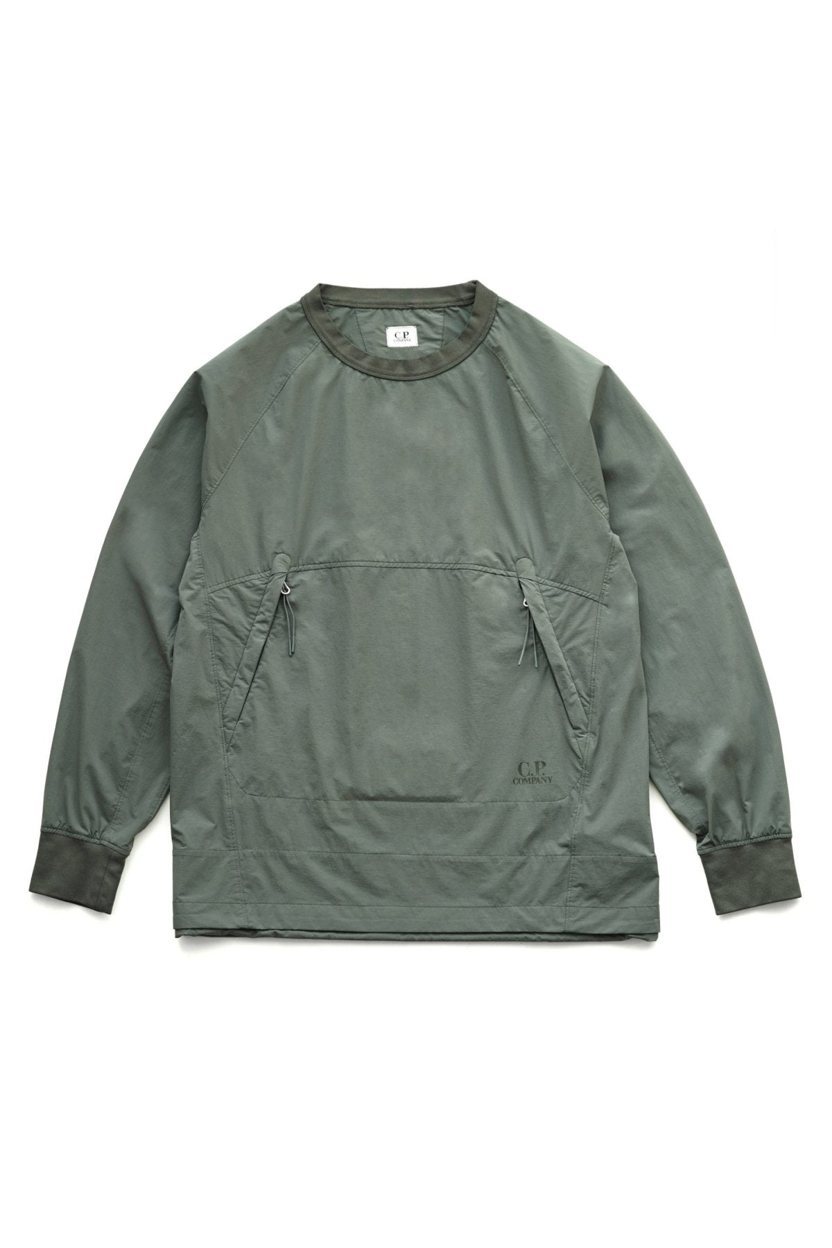 C.P. COMPANY - DYSHELL UTILITY SWEATSHIRT - DARK SHADOW