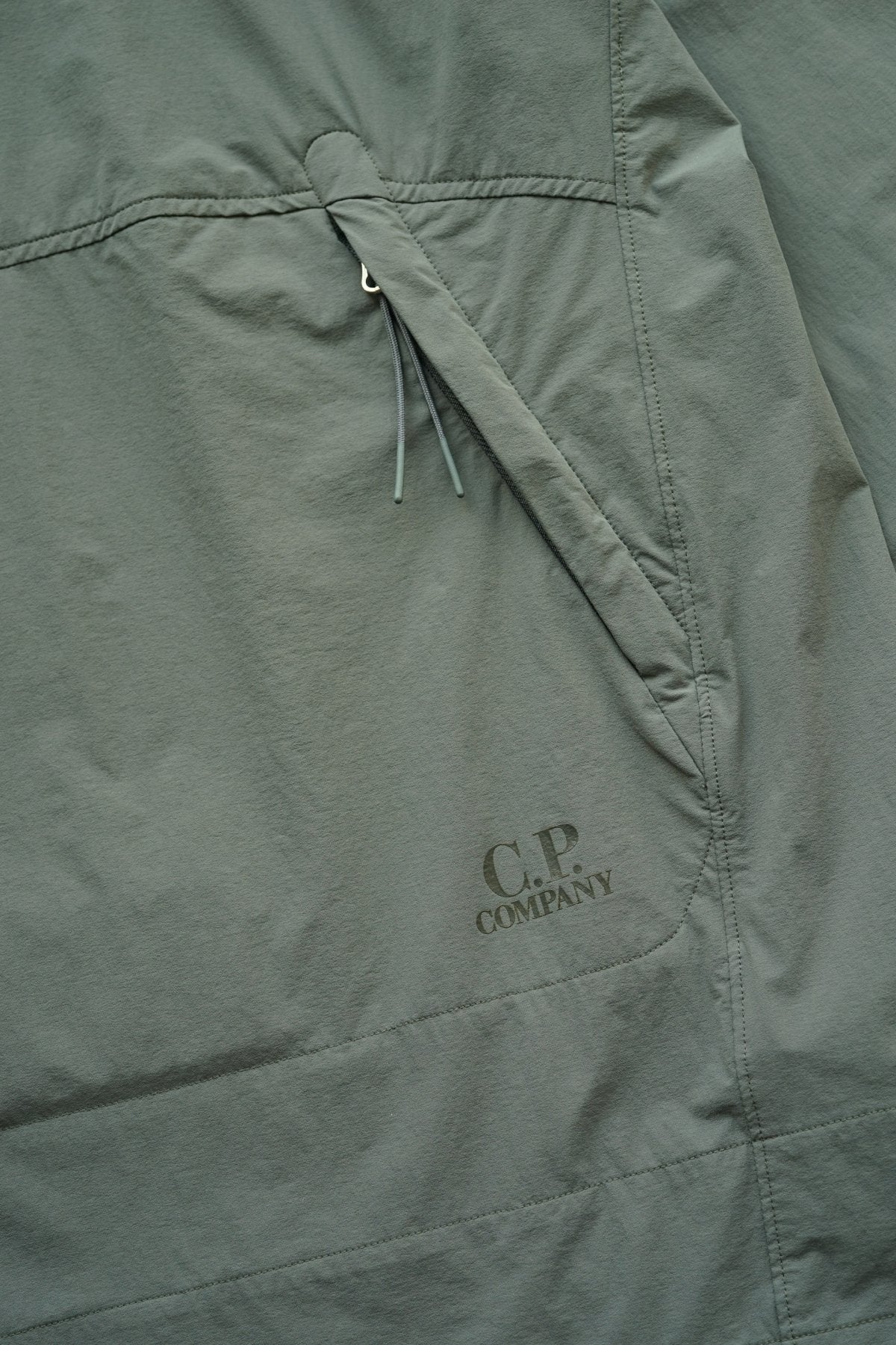 C.P. COMPANY - DYSHELL UTILITY SWEATSHIRT - DARK SHADOW