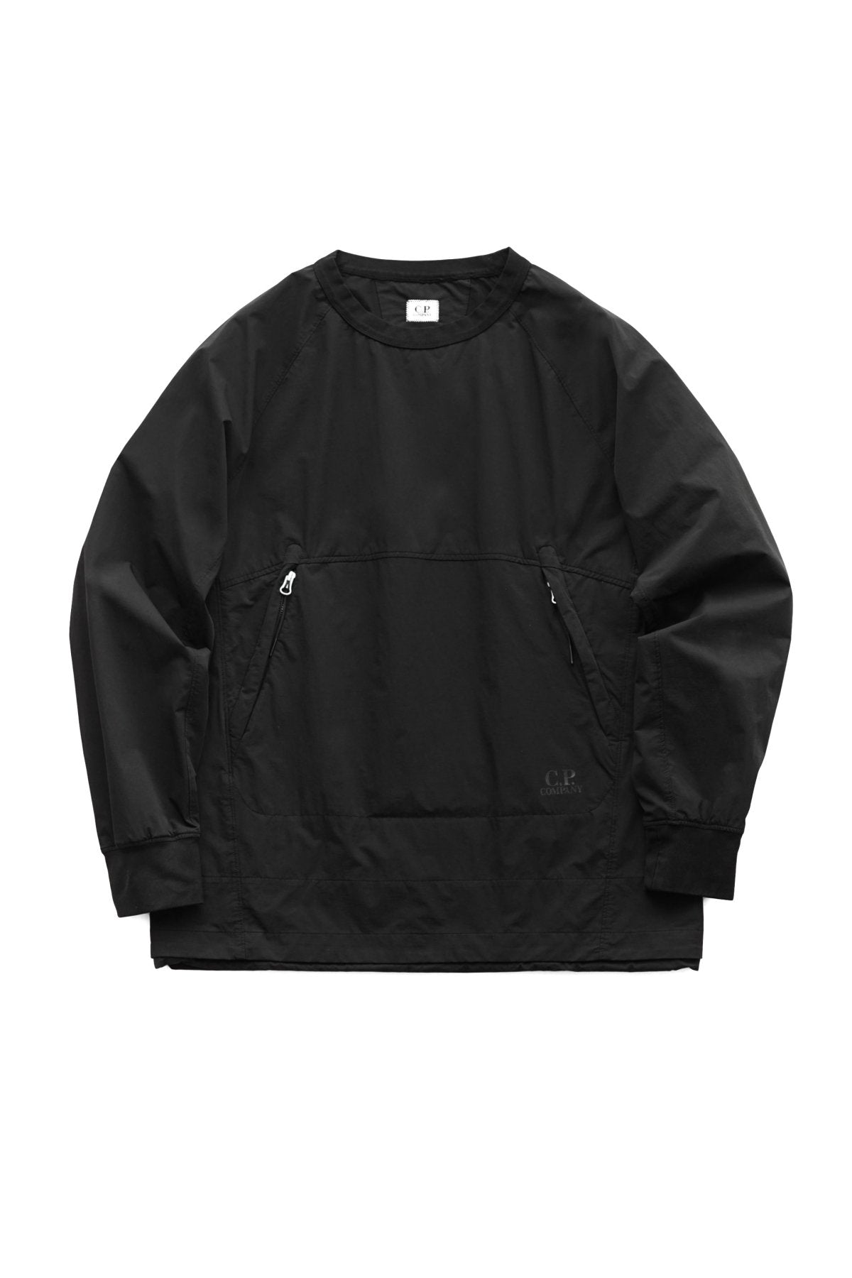 C.P. COMPANY - DYSHELL UTILITY SWEATSHIRT - BLACK