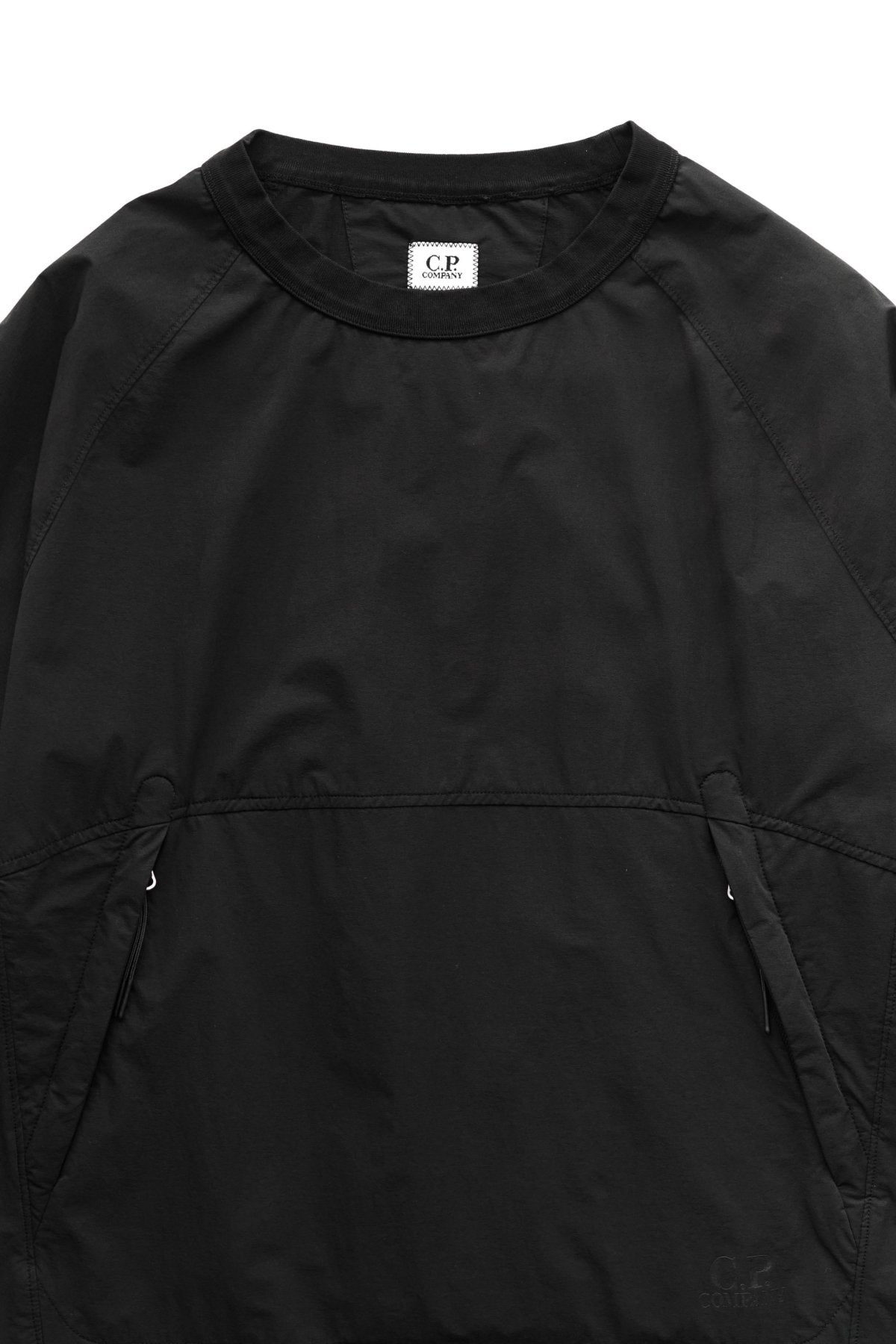 C.P. COMPANY - DYSHELL UTILITY SWEATSHIRT - BLACK