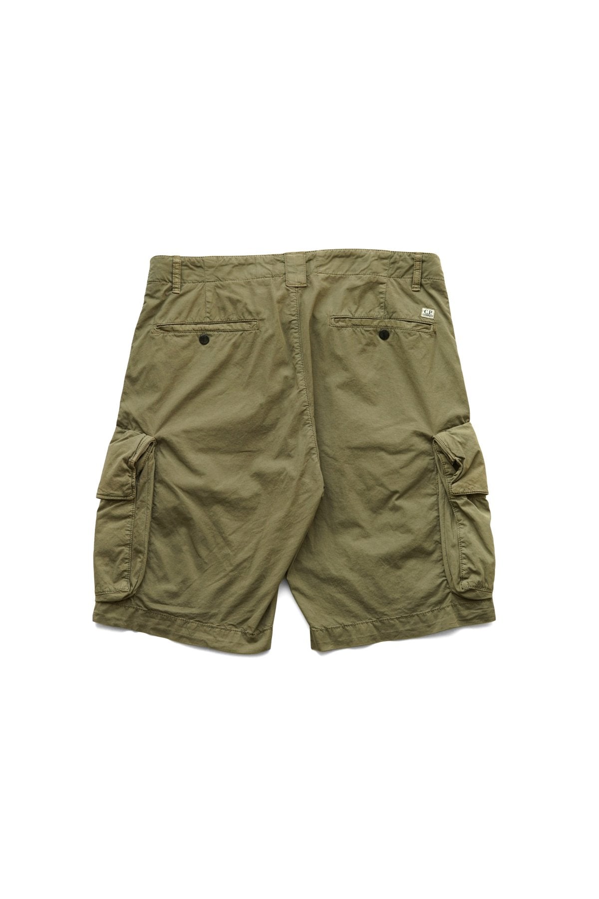 C.P. COMPANY - TWILL STRETCH UTILITY SHORTS - SENECA ROCK