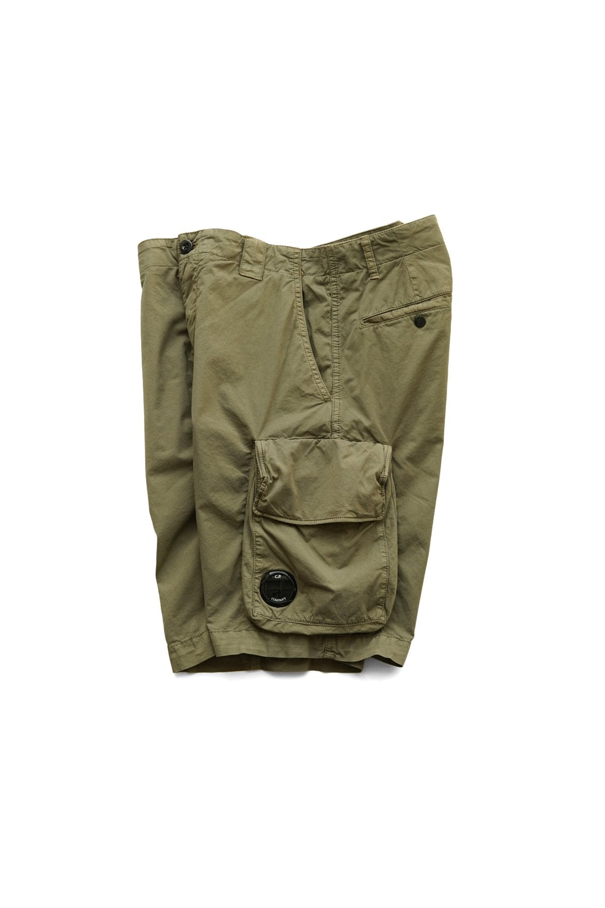 C.P. COMPANY - TWILL STRETCH UTILITY SHORTS - SENECA ROCK