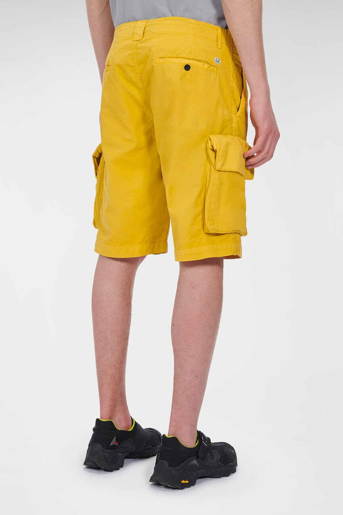 C.P. COMPANY - TWILL STRETCH UTILITY SHORTS - SENECA ROCK