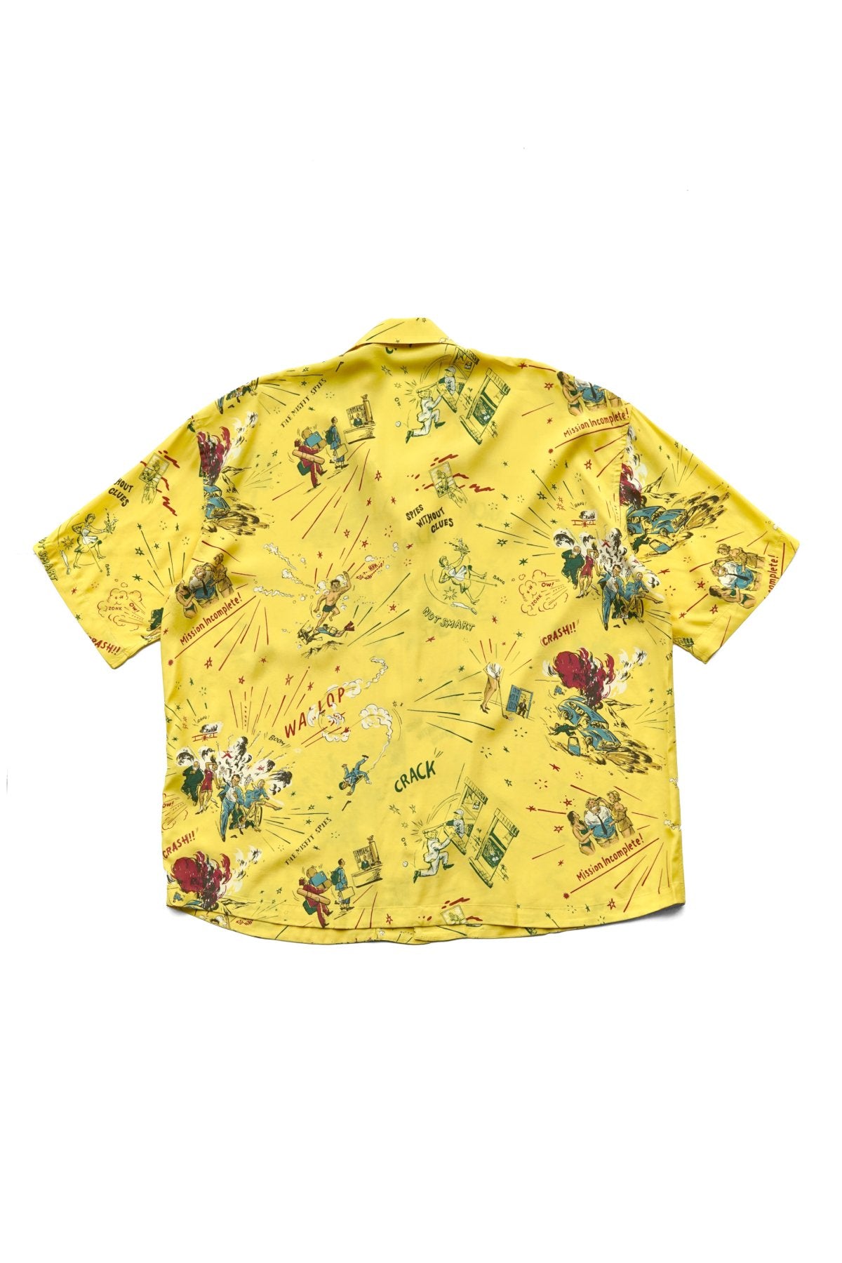 Porter Classic - 落ちこぼれスパイALOHA SHIRT (THE MISFIT SPIES) - YELLOW