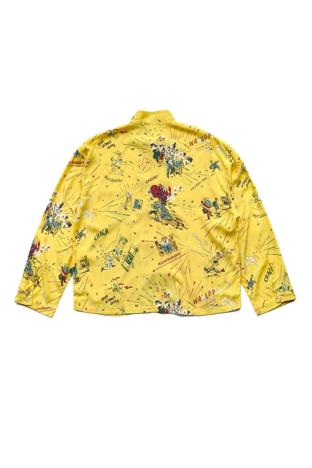 Porter Classic - 落ちこぼれスパイALOHA CHINESE SHIRT (THE MISFIT SPIES) - YELLOW