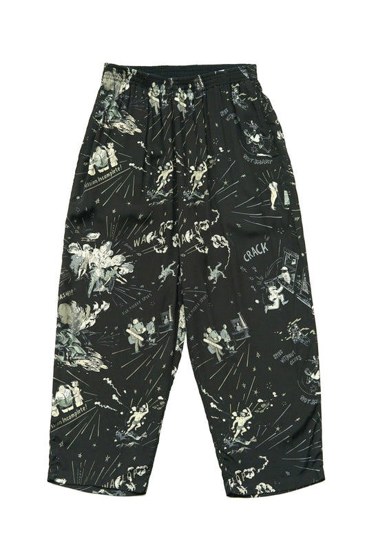 Porter Classic - 落ちこぼれスパイALOHA PANTS (THE MISFIT SPIES) - BLACK