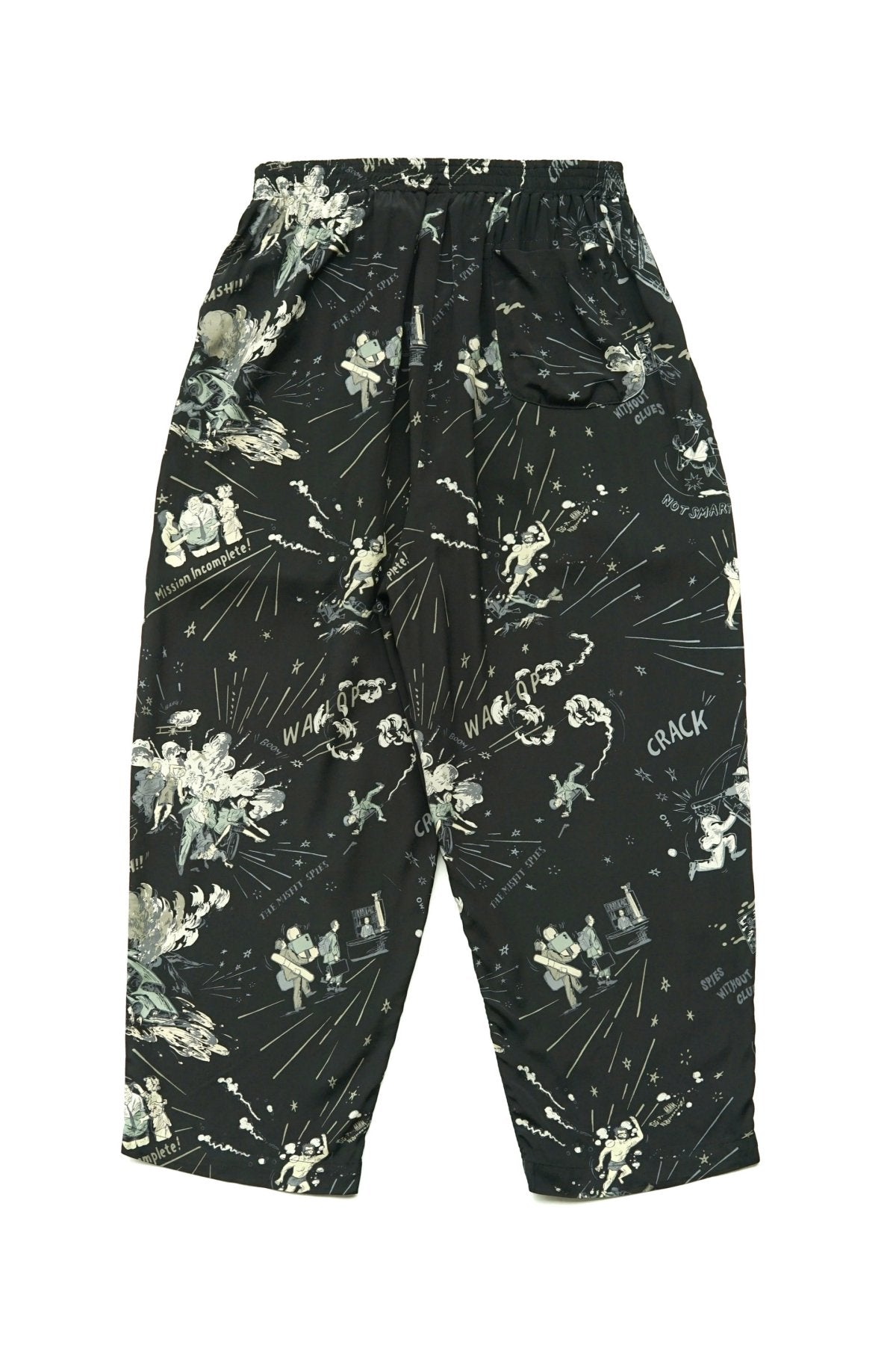 Porter Classic - 落ちこぼれスパイALOHA PANTS (THE MISFIT SPIES) - BLACK