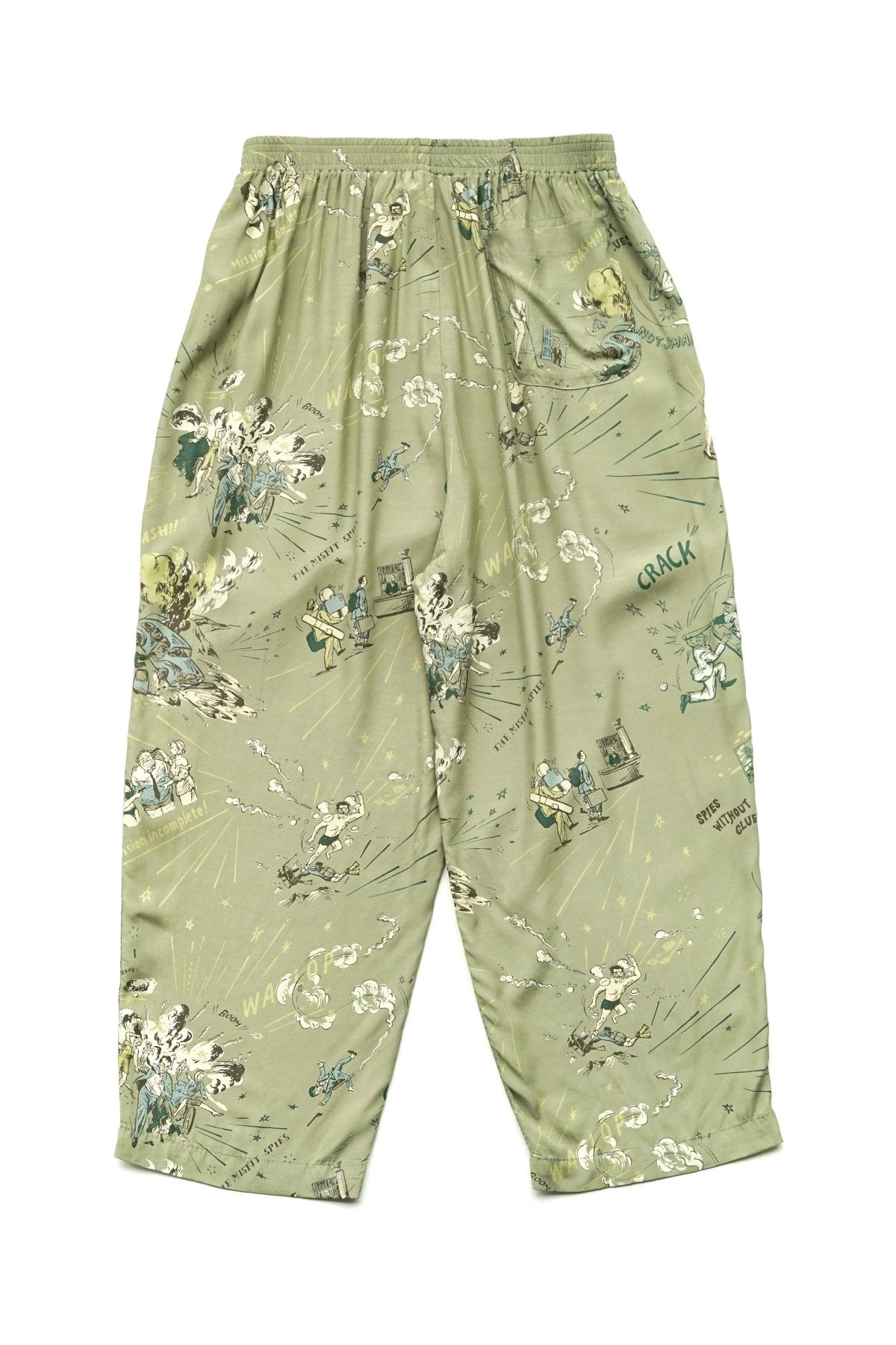 Porter Classic - 落ちこぼれスパイALOHA PANTS (THE MISFIT SPIES) - GREEN