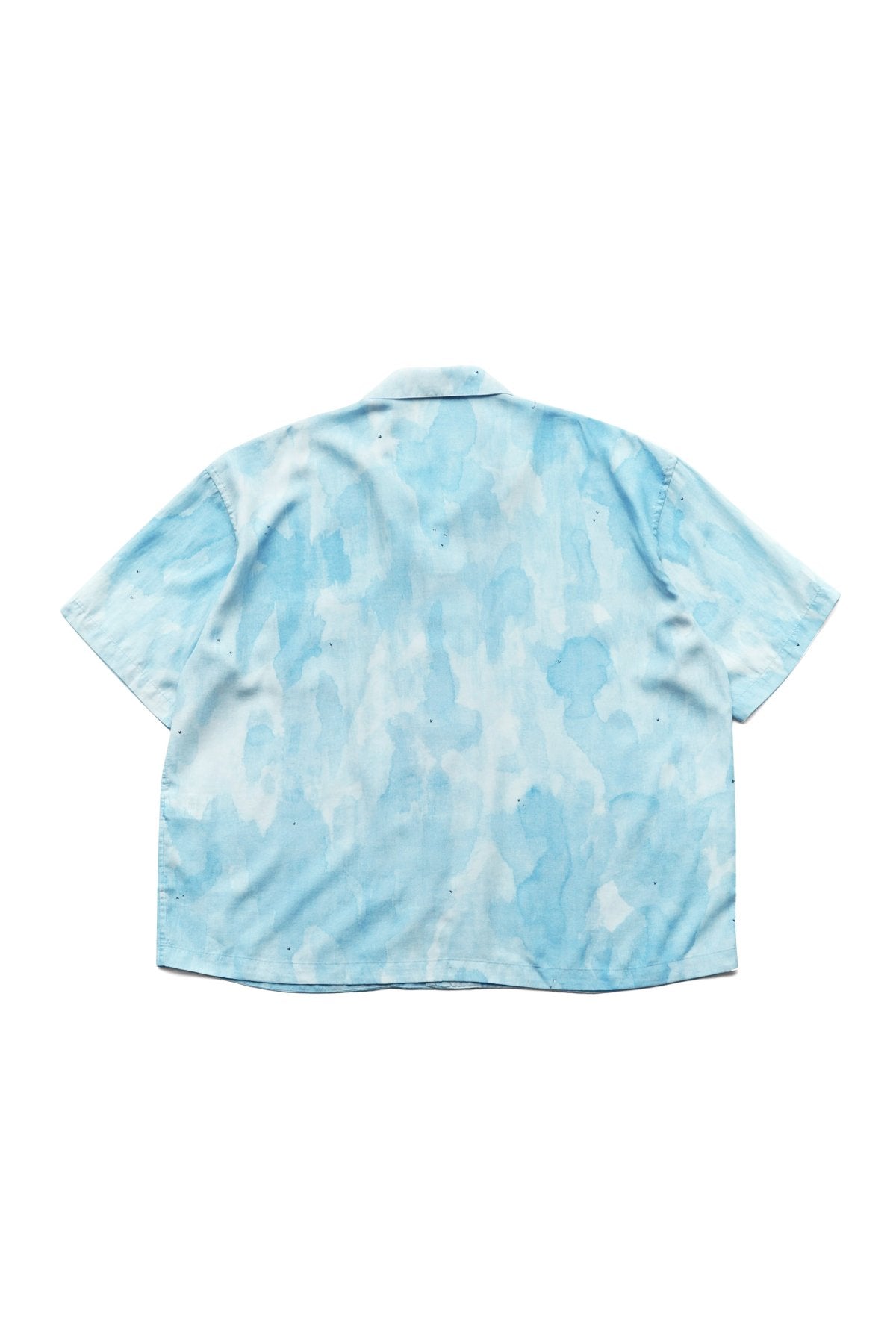 Porter Classic - 水彩ALOHA SHIRT (BLUE WATER COLOR) - BLUE