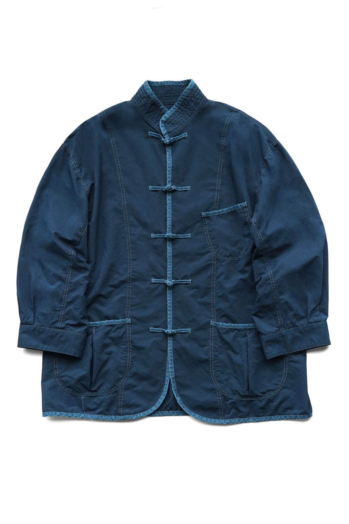 Porter Classic - WEATHER CHINESE COAT - NAVY