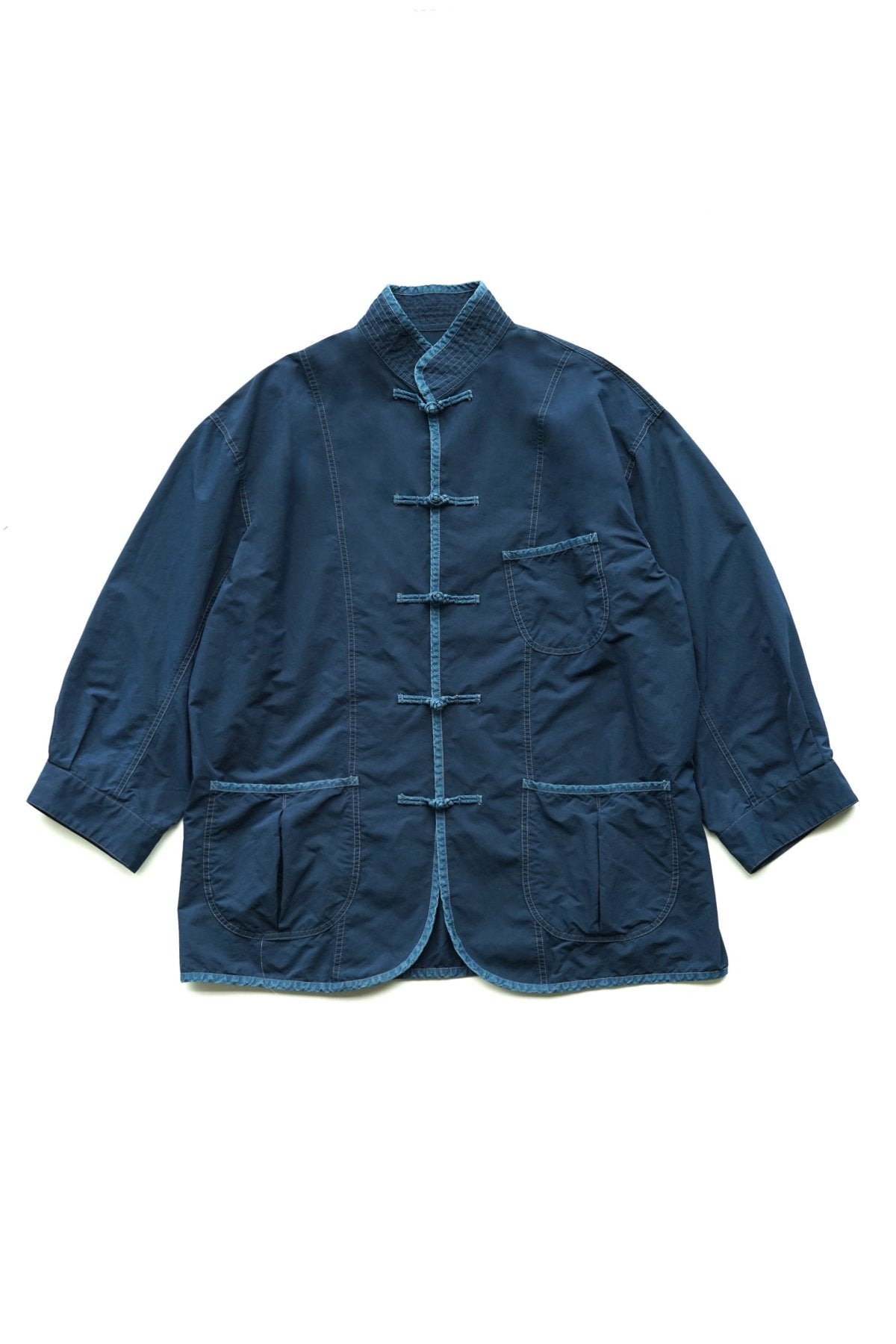 Porter Classic - WEATHER CHINESE COAT - NAVY