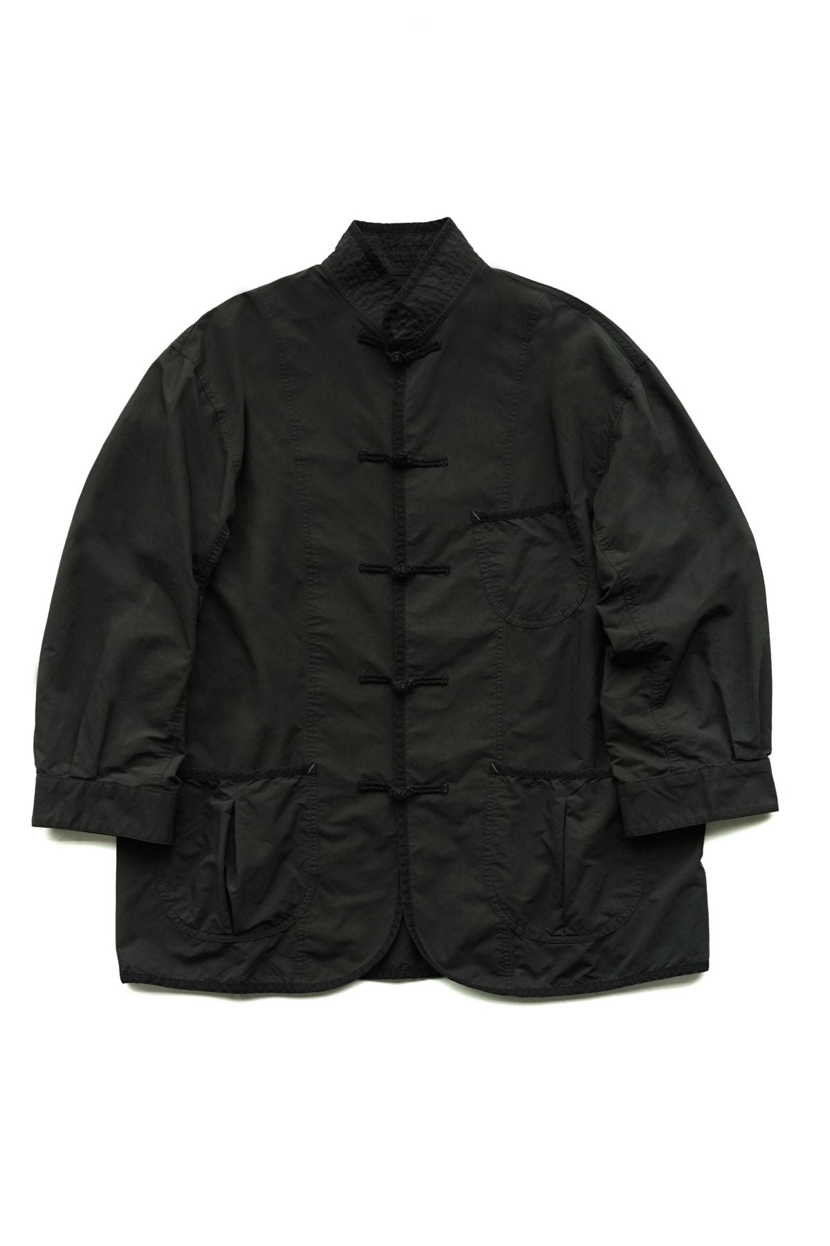 Porter Classic - WEATHER CHINESE COAT - BLACK