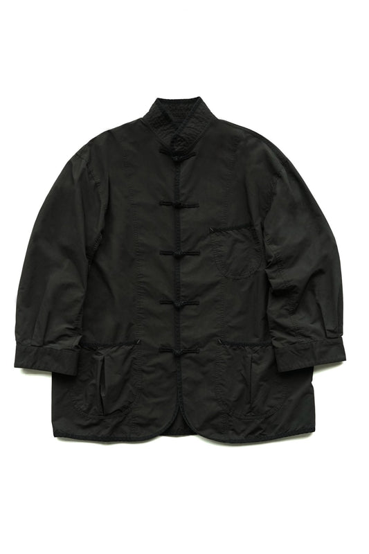 Porter Classic - WEATHER CHINESE COAT - BLACK